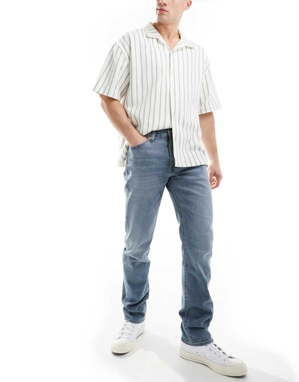 Levi's 511 slim fit jeans in light blue Product Image