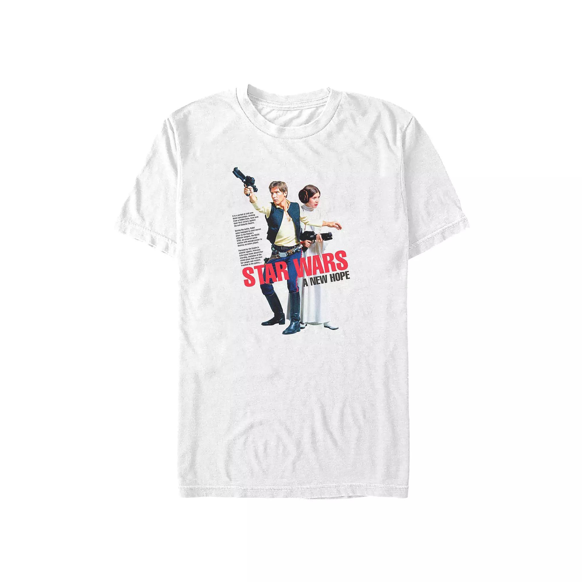 Big & Tall Star Wars A New Hope Power Duo Graphic Tee, Men's, Size: 3XL, White Product Image