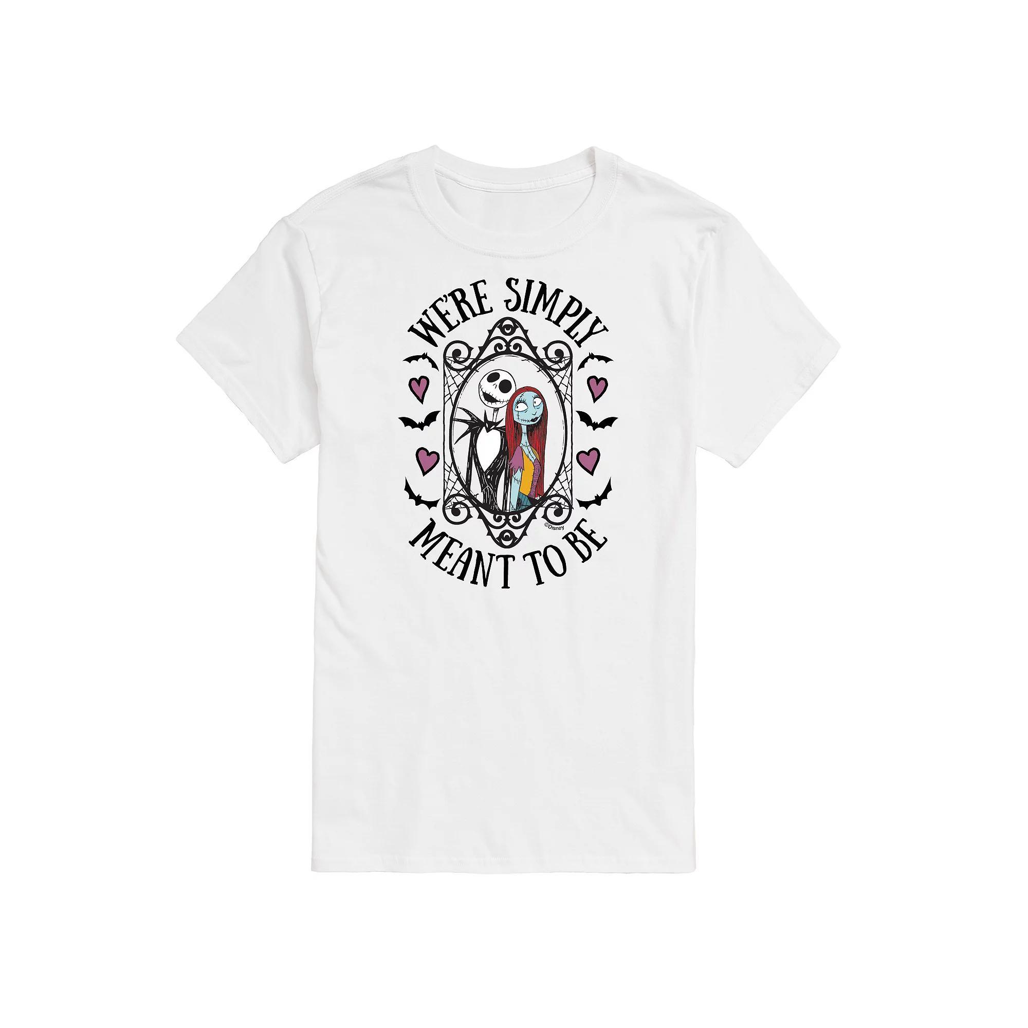Disneys The Nightmare Before Christmas Mens Meant To Be Graphic Tee Product Image