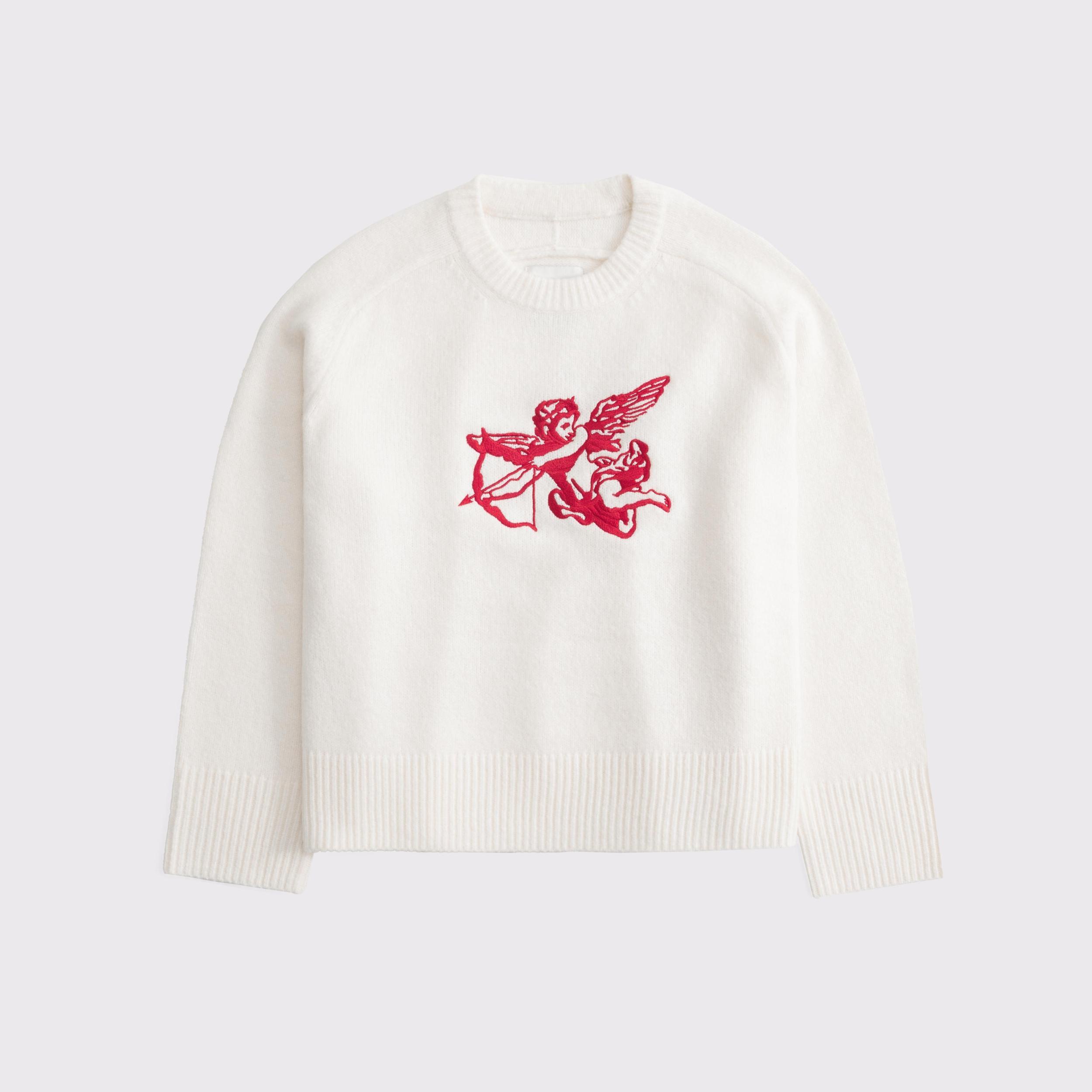 The A&F Madeline Textural Crew Sweater Product Image