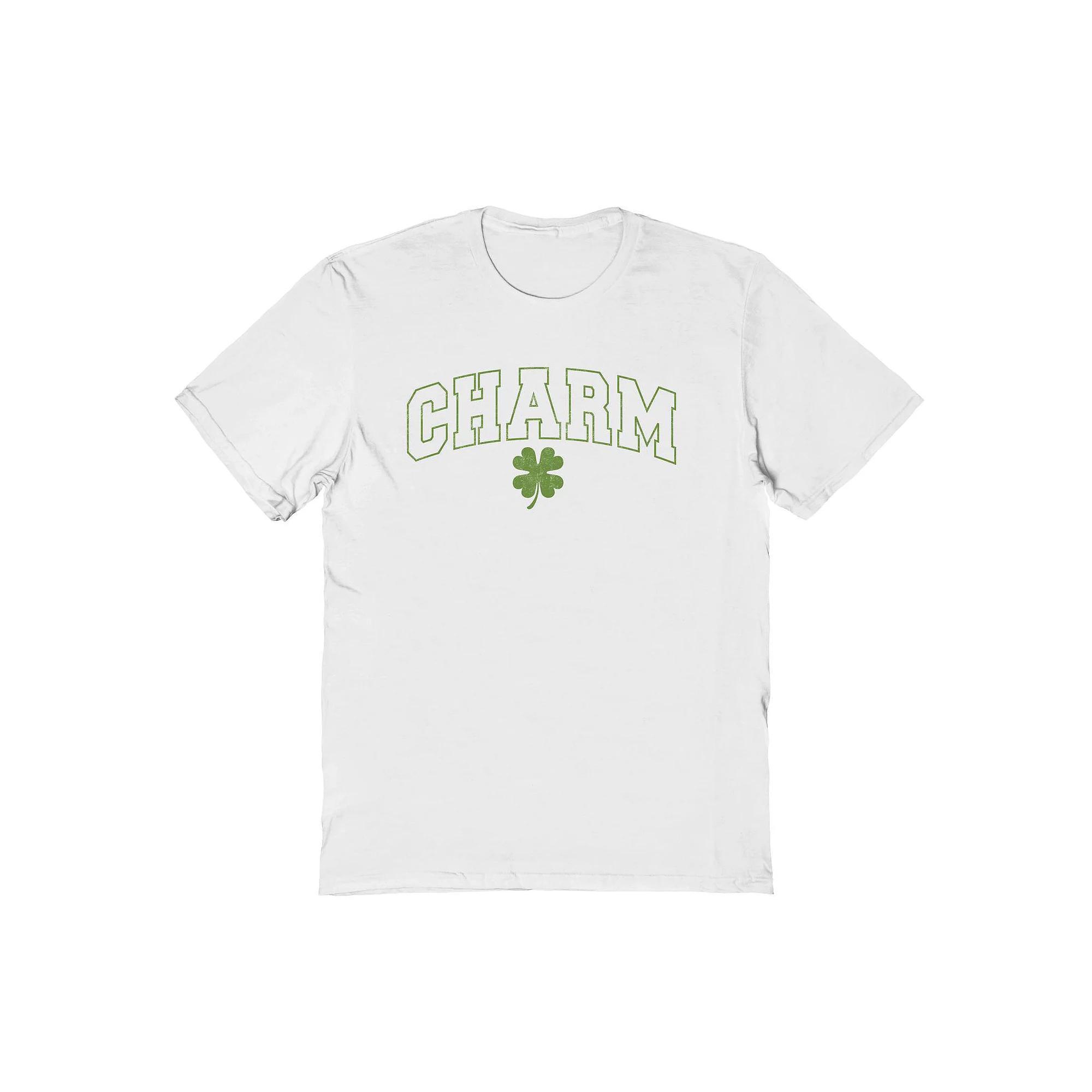 Men's Charm St. Patrick's Day Graphic Tee, Size: XXL, White Product Image