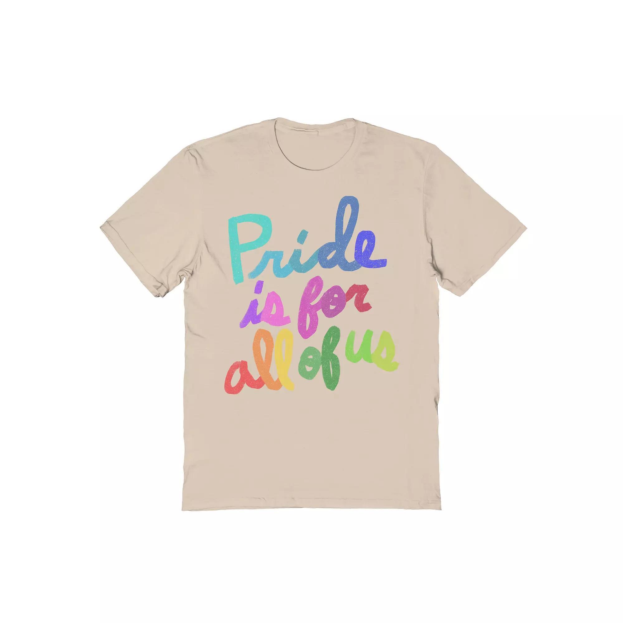 Men's COLAB89 by Threadless Pride Is For All Of Us Pride Graphic Tee, Size: Small, Brown Product Image