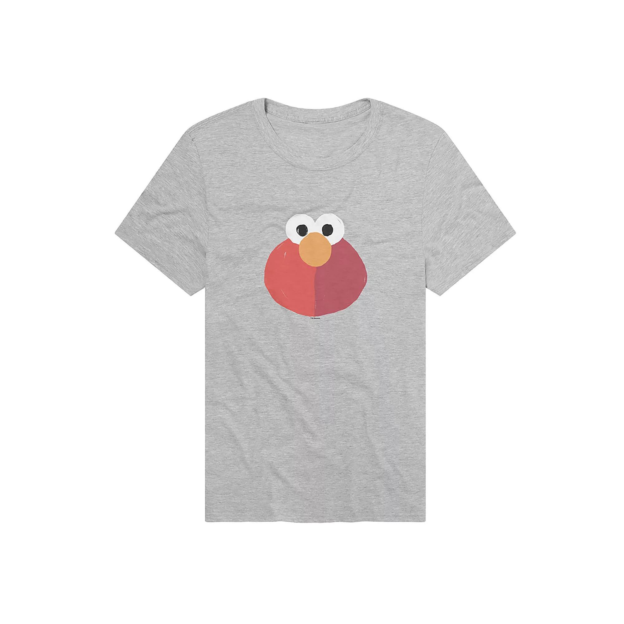 Men's Sesame Street Elmo Smile Graphic Tee, Size: Medium, Athletic Grey Product Image