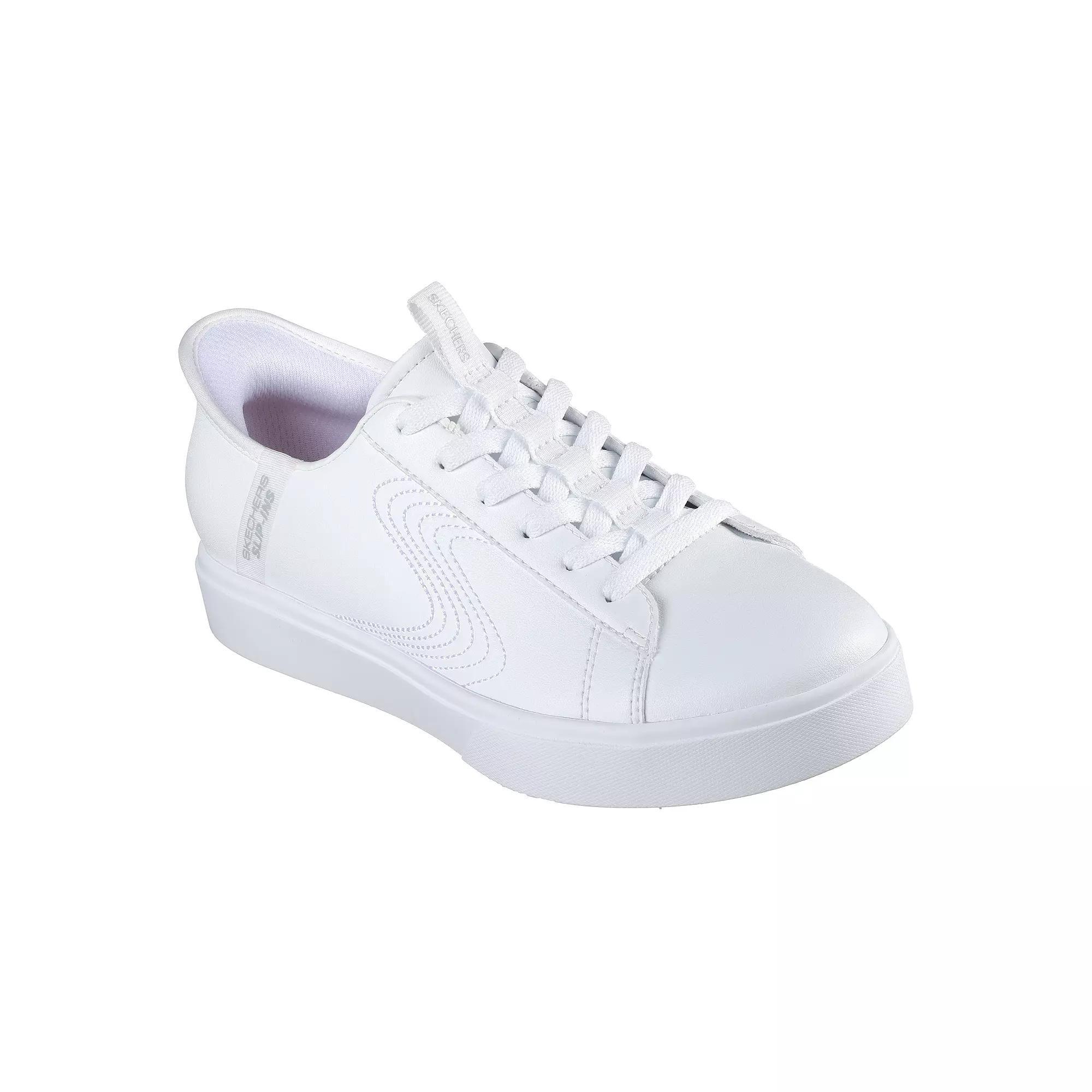 Skechers Hands Free Slip-ins® Eden LX Royal Stride Women's Shoes, Size: 7 Wide, White Product Image
