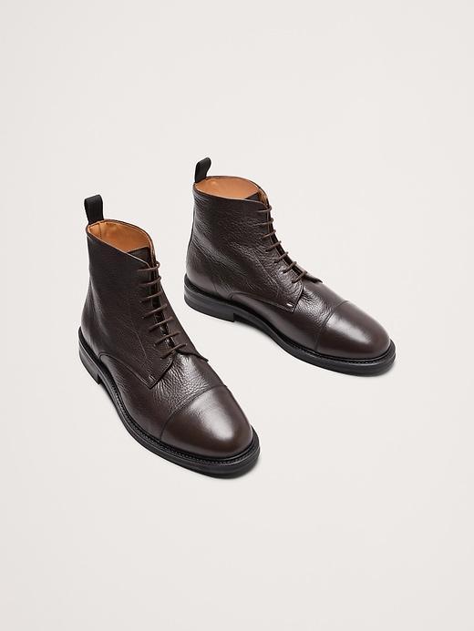 Lace-Up Italian Leather Boot Product Image