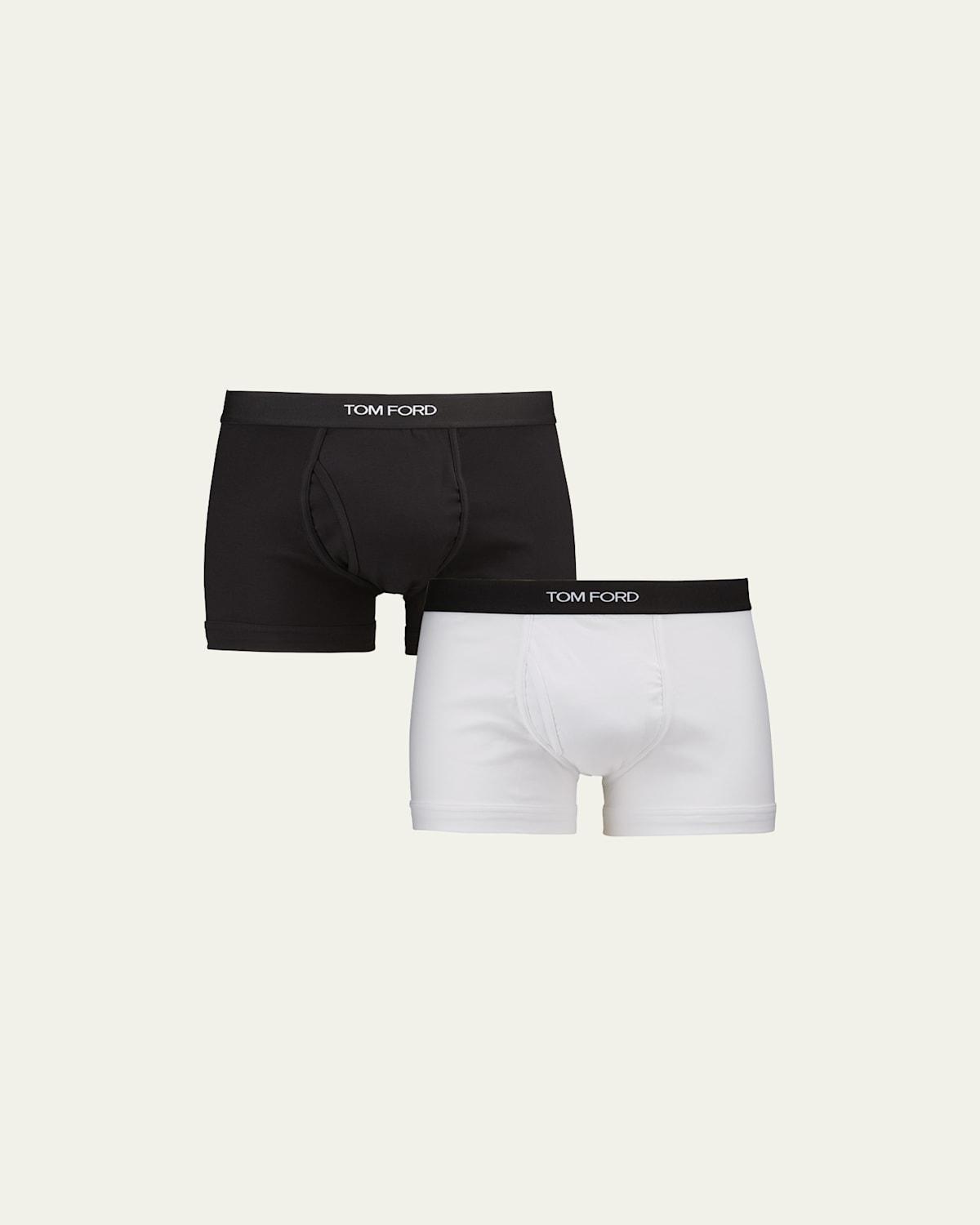 Mens 2-Pack Solid Jersey Boxer Briefs Product Image