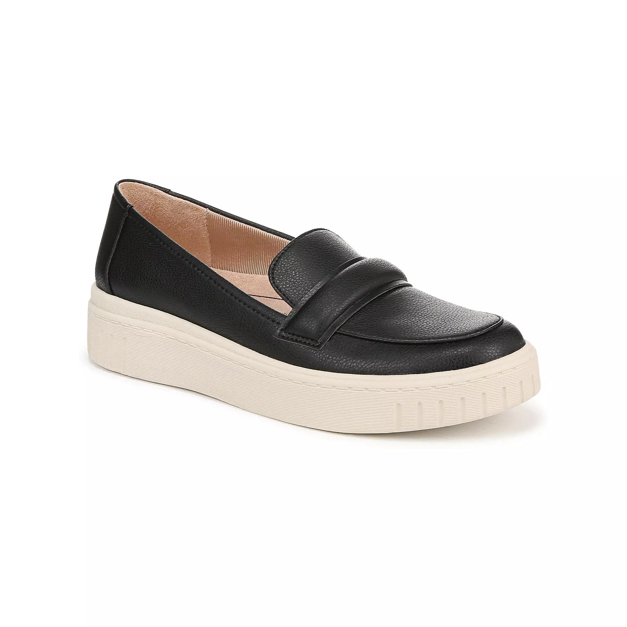LifeStride Geneva Women's Wedge Loafers, Size: 11 Wide, Black Product Image