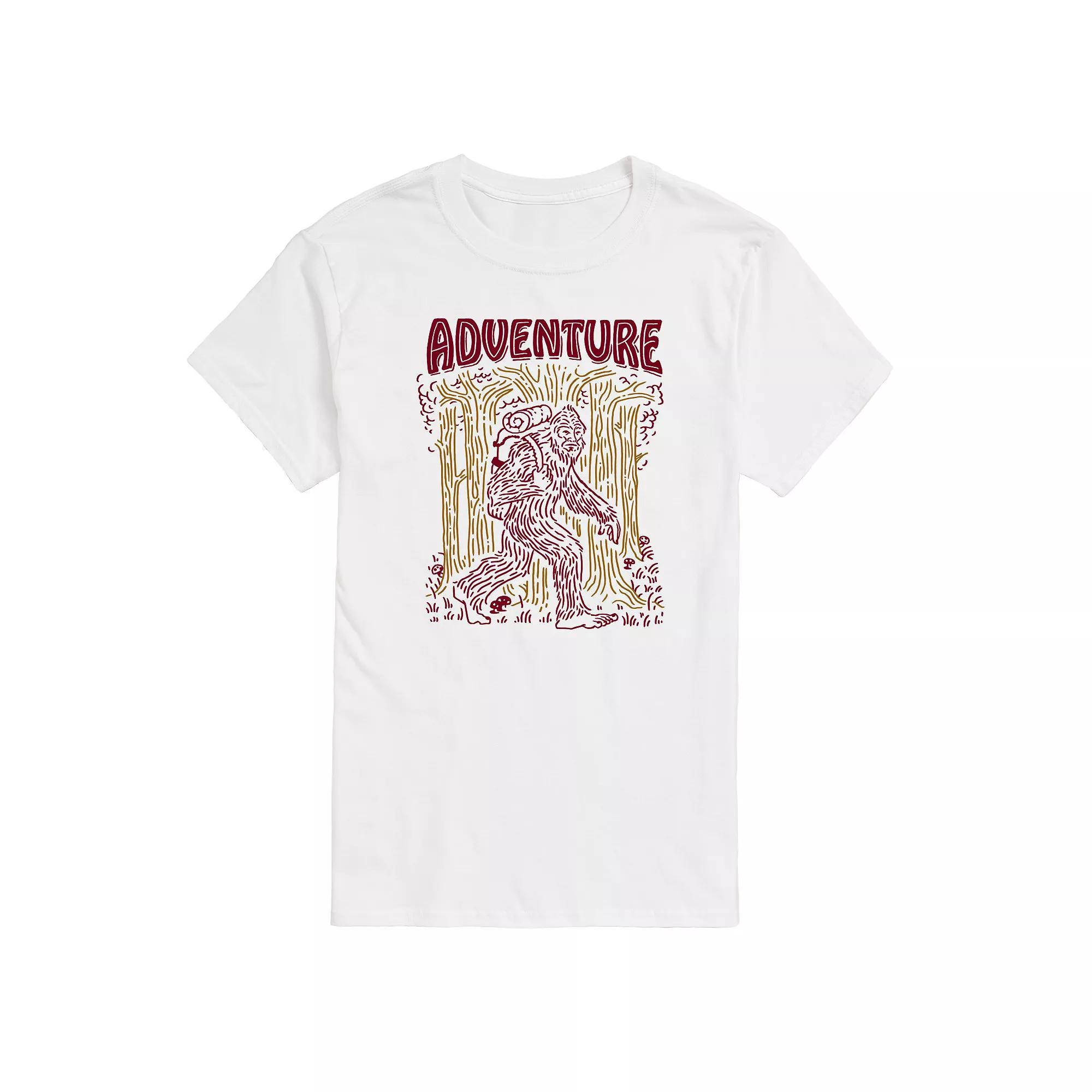 Big & Tall Adventure Sasquatch Graphic Tee, Mens Product Image