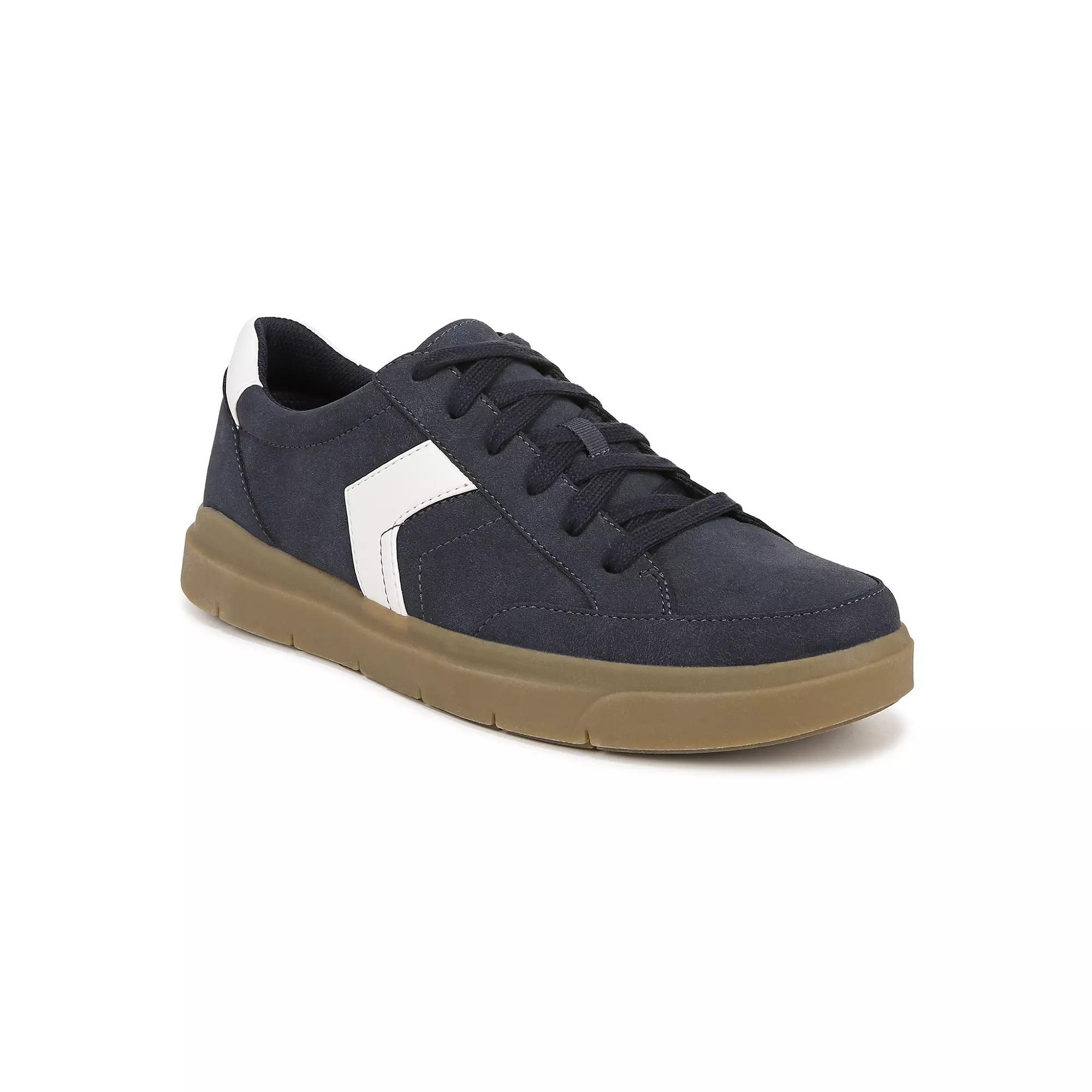 Dr. Scholl's Madison Men's Faux Leather Oxford Sneakers, Size: 10, Black Faux Leather Product Image