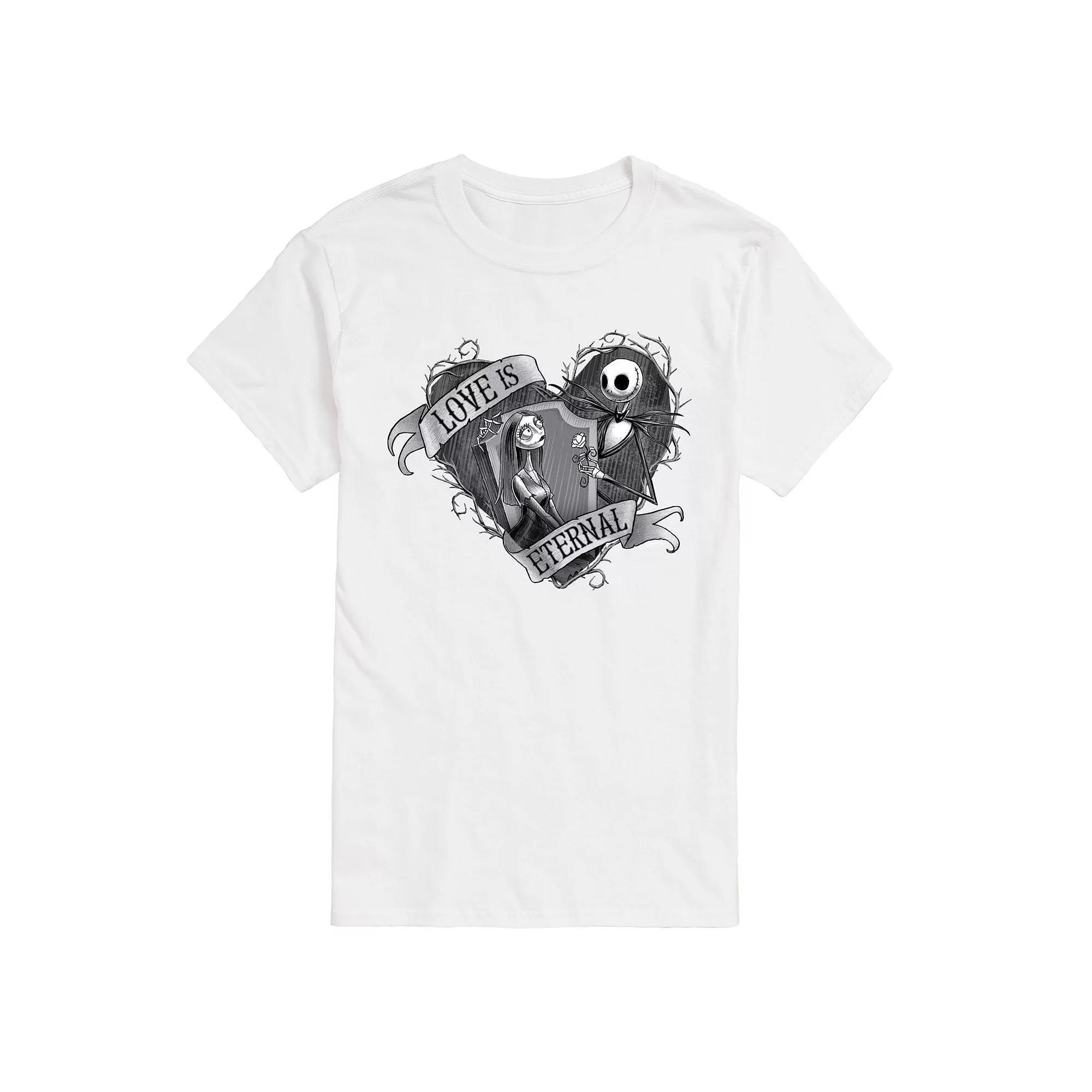 Disneys Nightmare Before Christmas Jack Sally Mens Graphic Tee Product Image