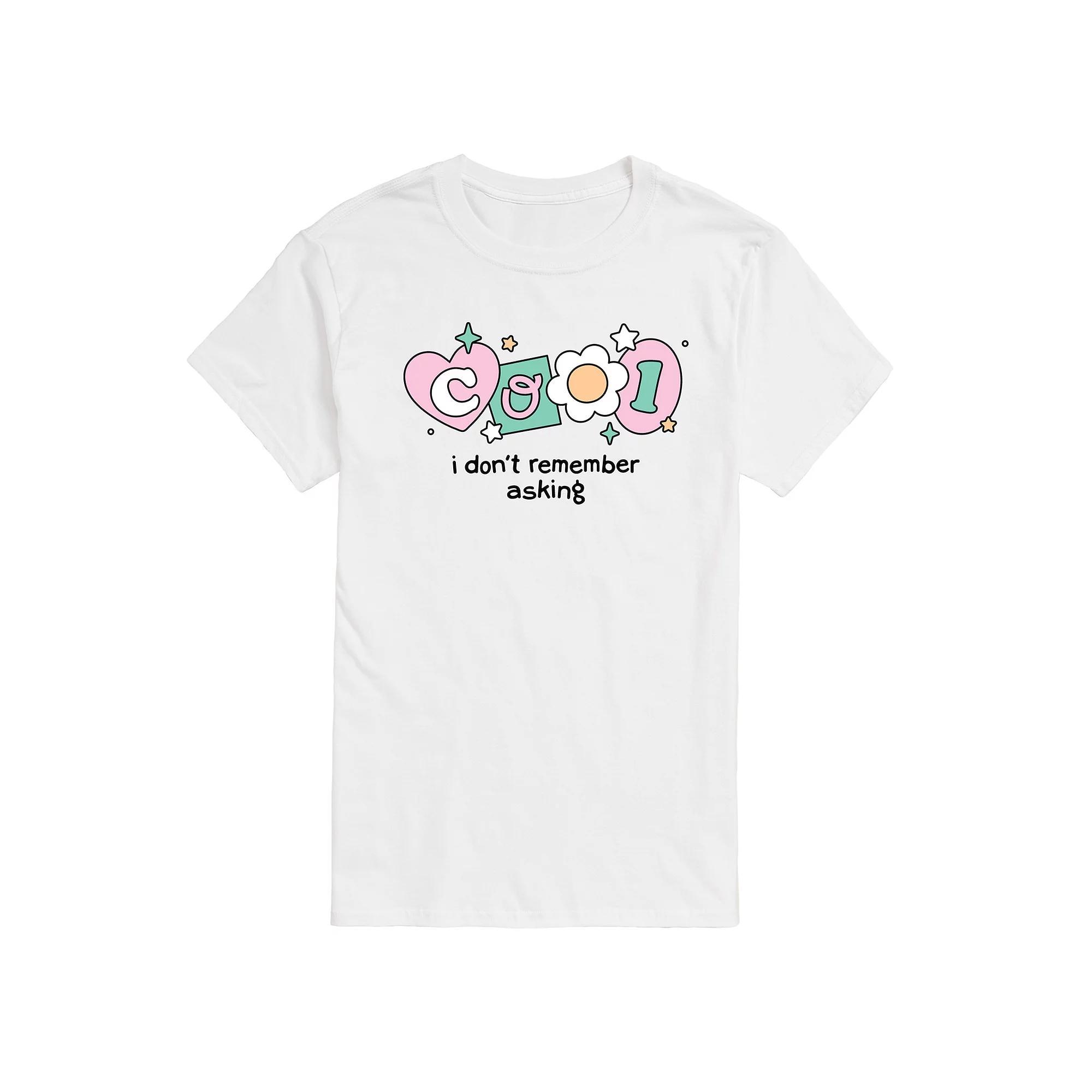 Mens Cool I Dont Remember Asking Graphic Tee Product Image