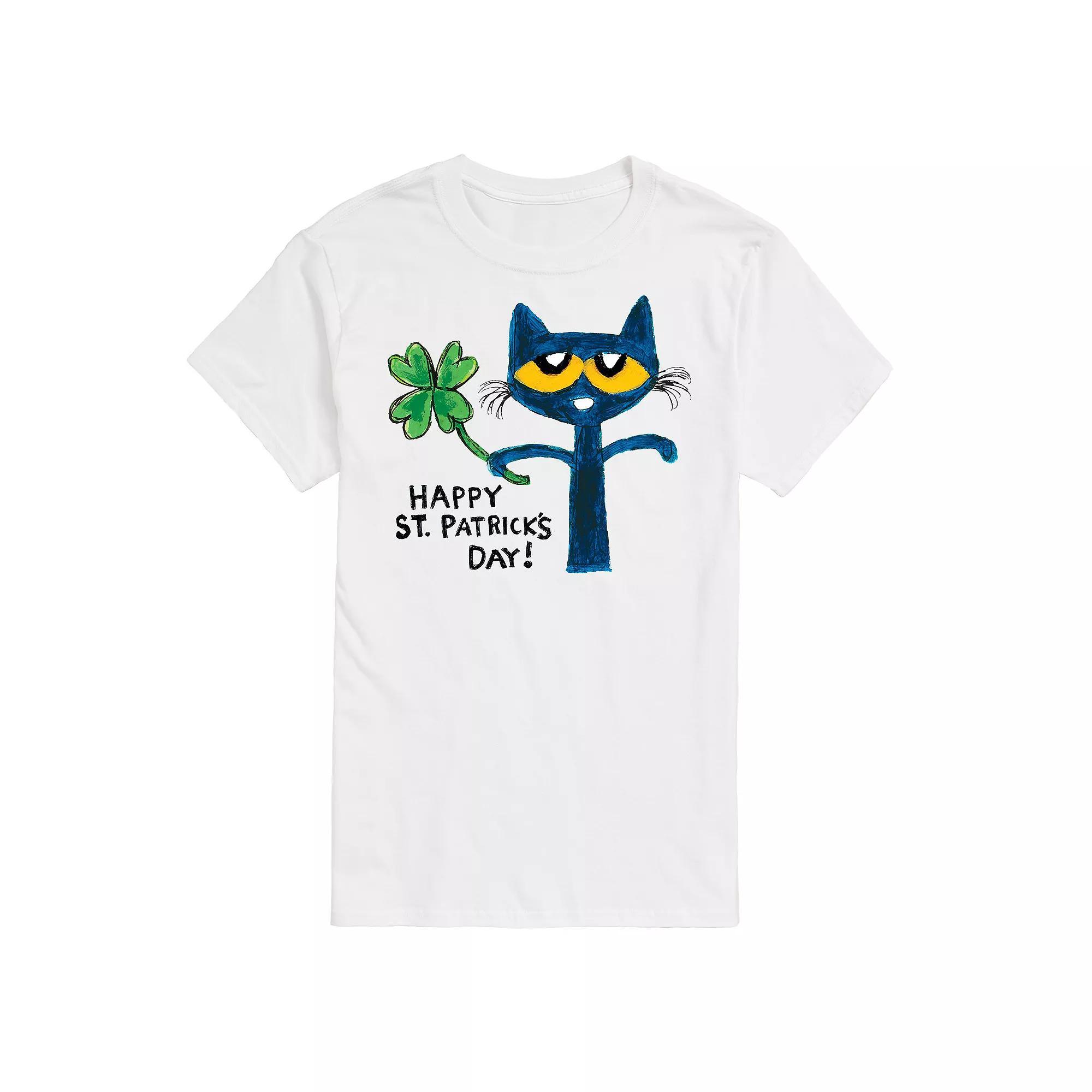 Big & Tall Pete The Cat Happy St Patricks Day, Mens Product Image