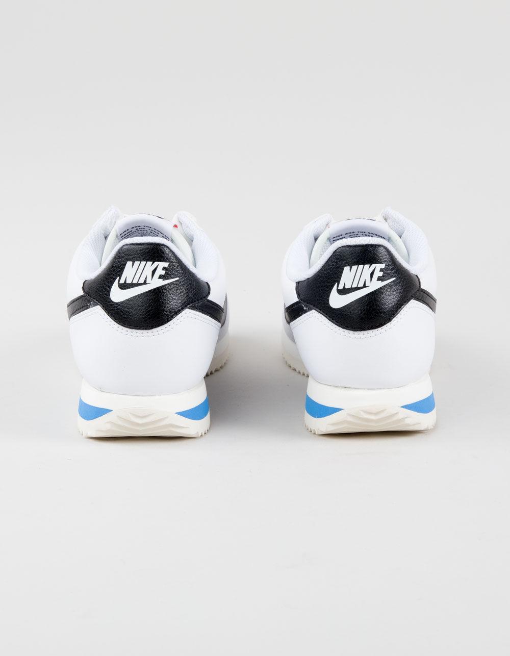 NIKE Cortez Womens Shoes - WHT/BLK Product Image