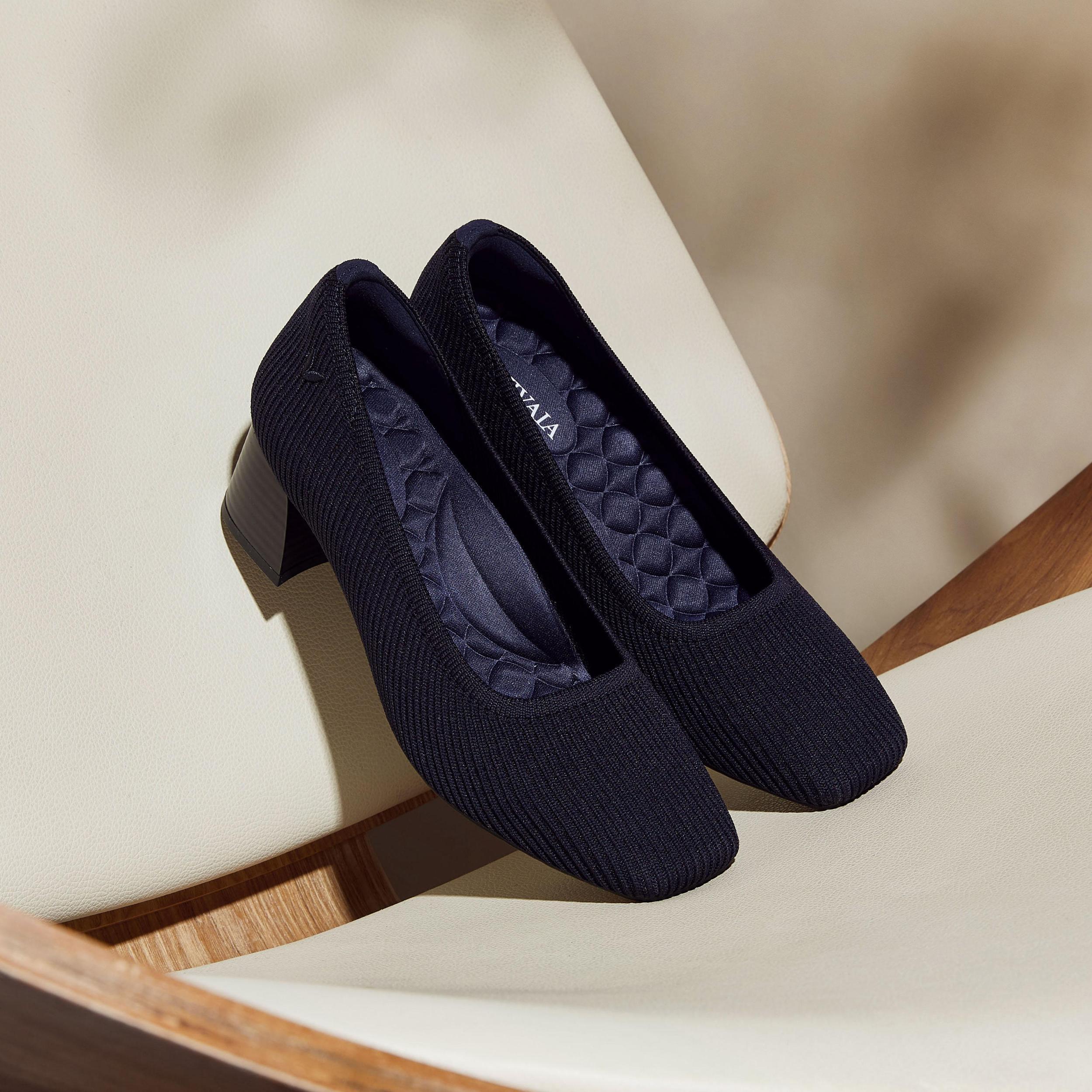 Square-Toe Chunky Heels (Melody Pro) Product Image