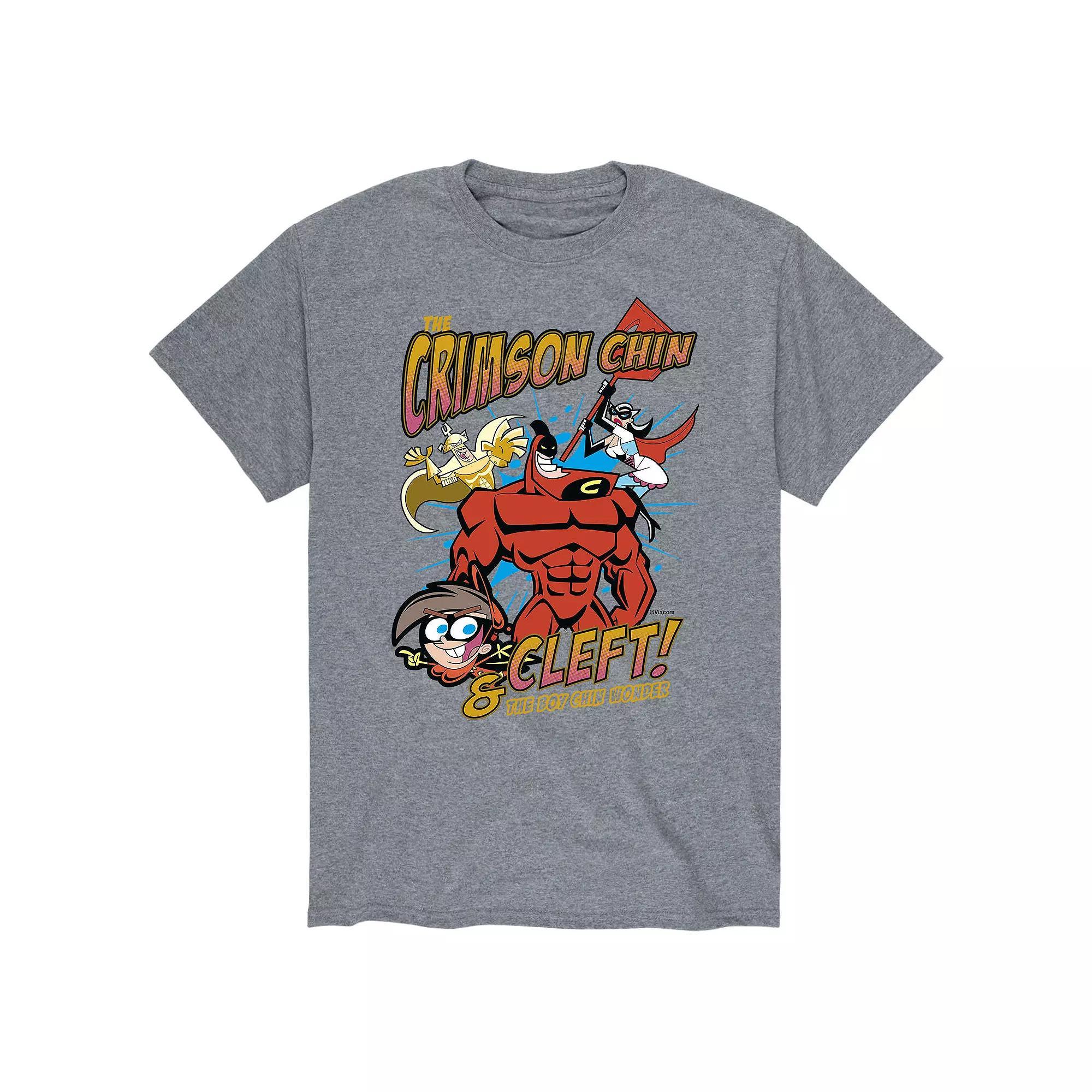 Mens Fairly Odd Parents Crimson Chin & Cleft Tee Product Image