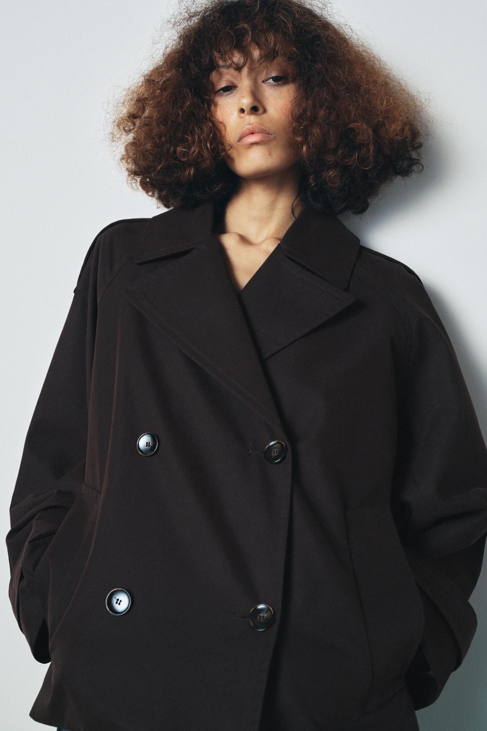 ZW COLLECTION SHORT TRENCH COAT Product Image