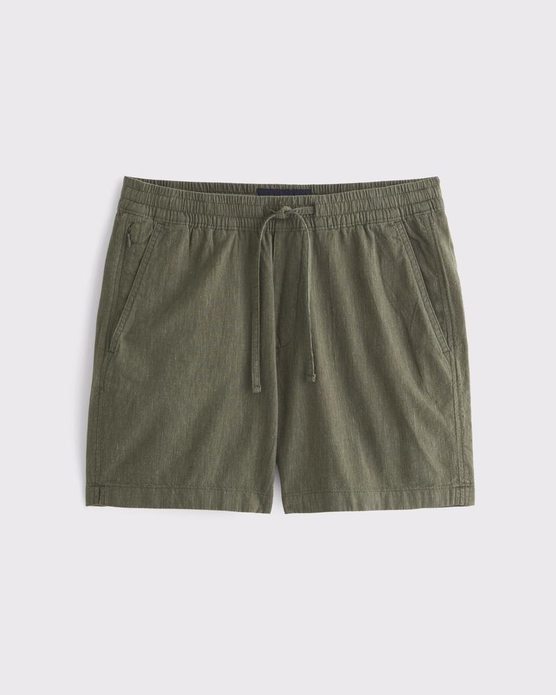 Textured Pull-On Short Product Image