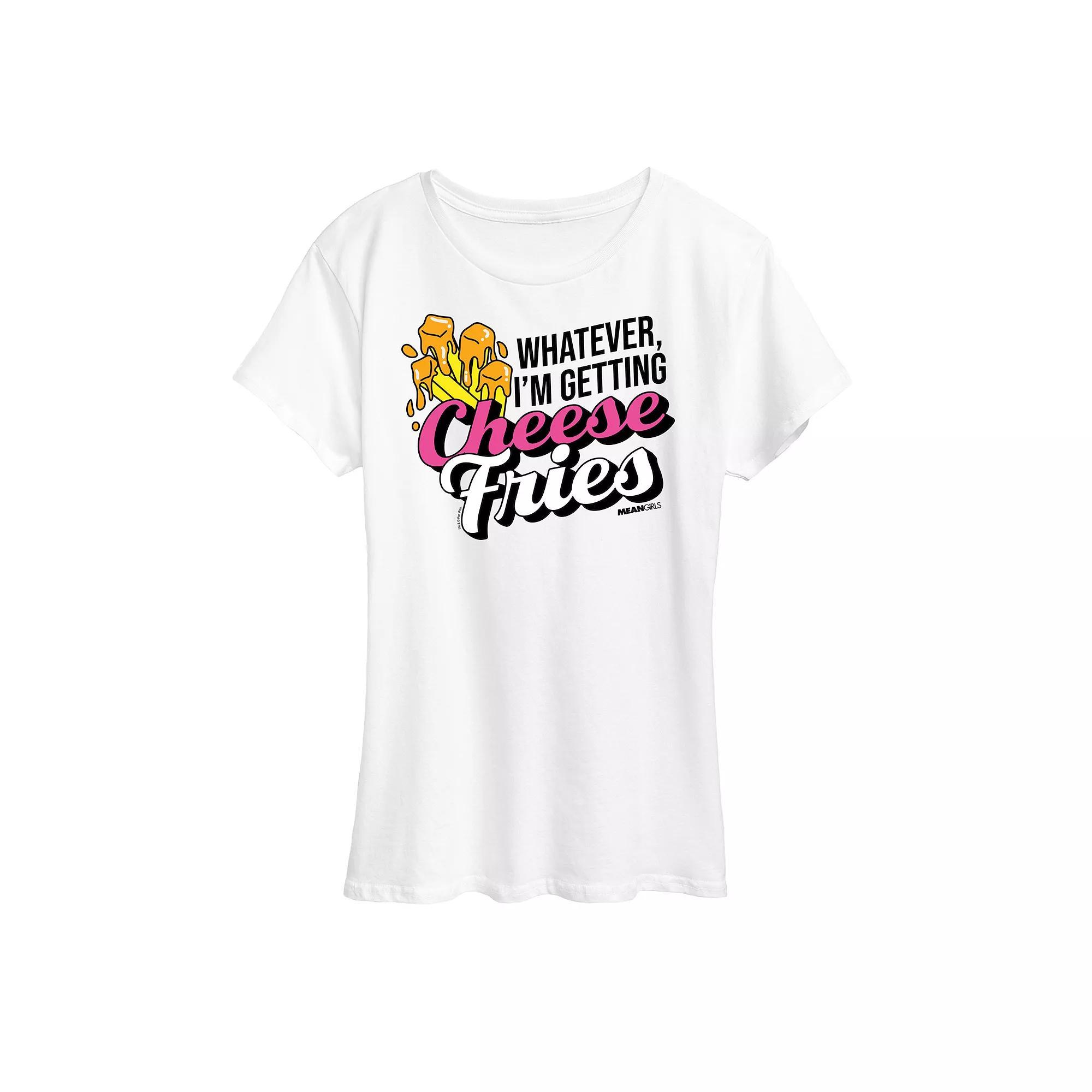 Womens Mean Girls Cheese Fries Graphic Tee Product Image