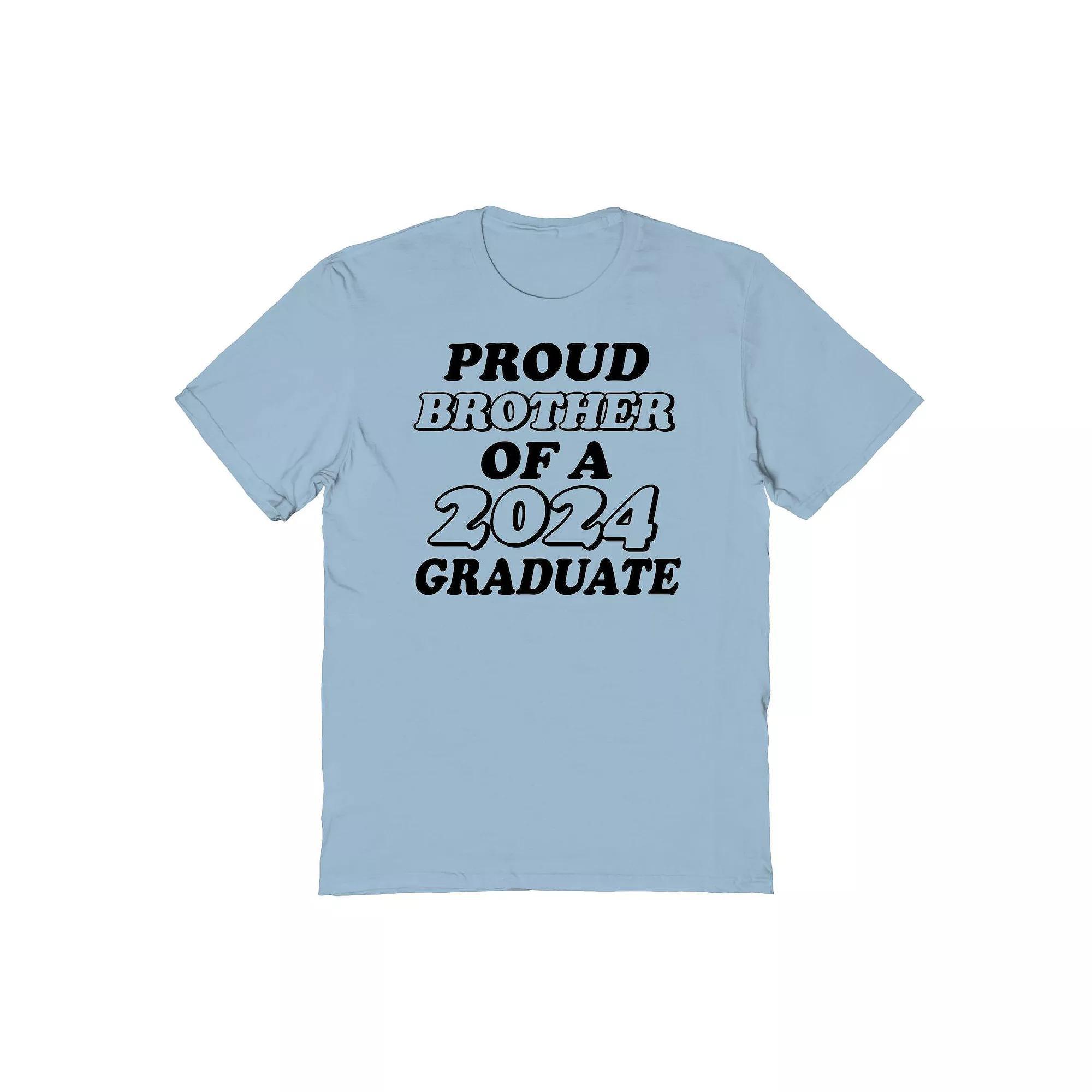 Mens COLAB89 by Threadless Proud Brother Of A 2024 Graduate Graphic Tee Product Image