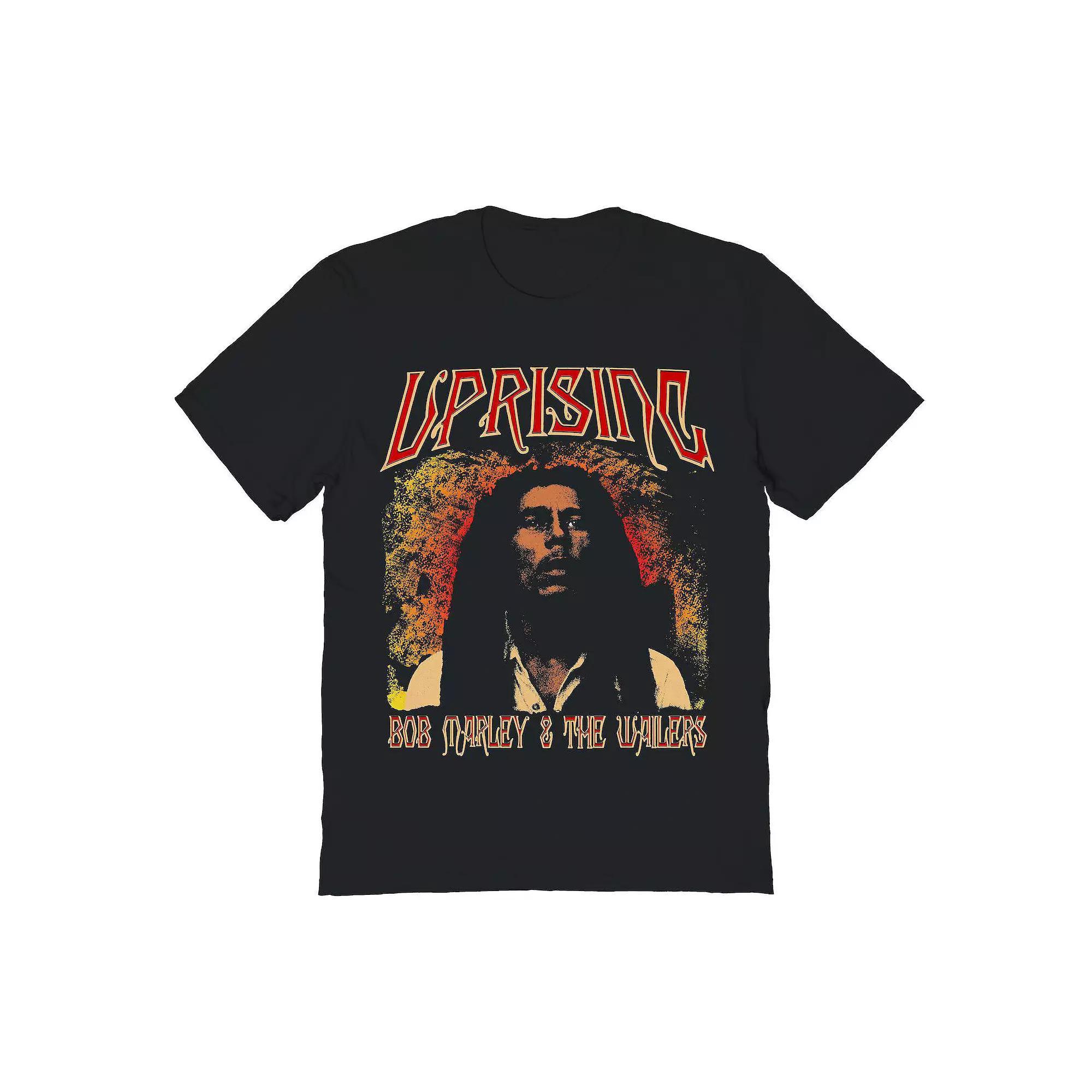 Men's Bob Marley Uprising Bob And The Wailers Graphic Tee, Size: XXL, Black Product Image