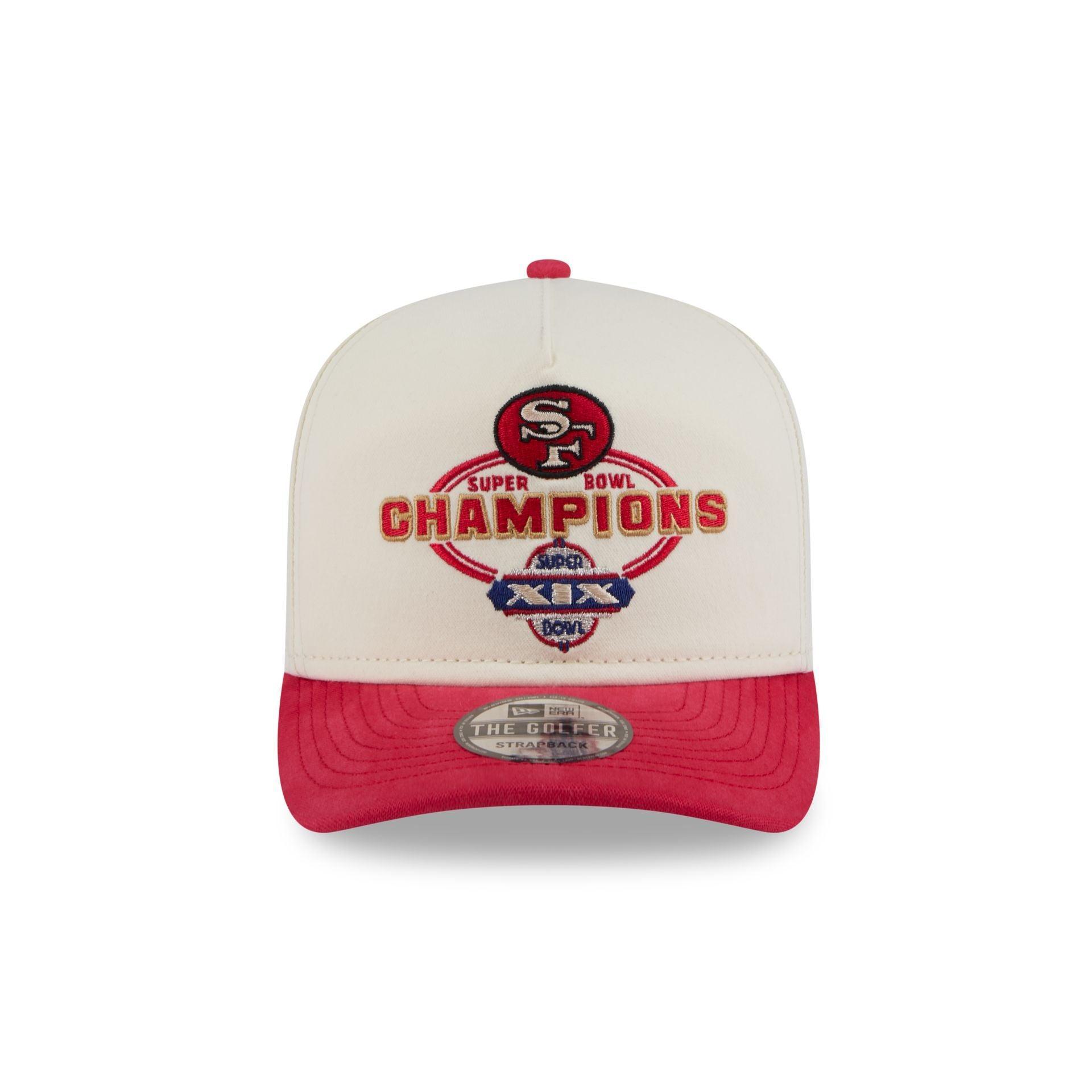 San Francisco 49ers Chrome White Champions Golfer Hat Male Product Image