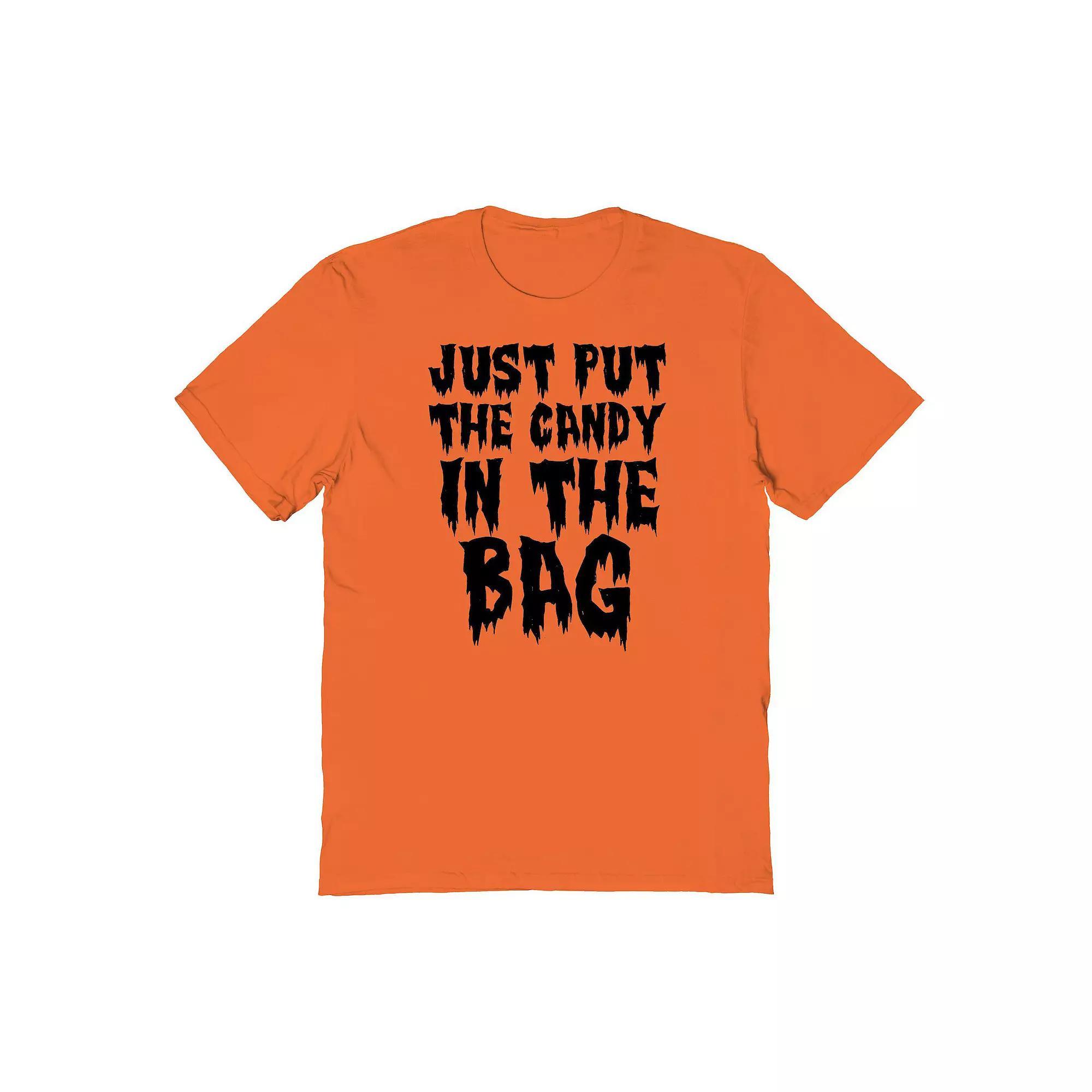 Men's Just Put Halloween Graphic Tee, Size: XXL, Orange Product Image
