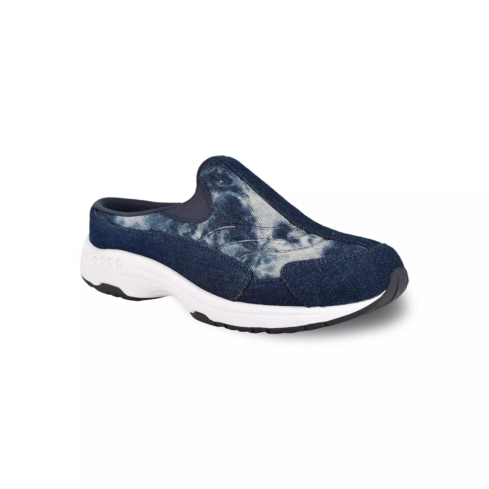 Easy Spirit Traveltime Women's Fashion Mules, Size: 9 XW, Blue Tie Dye Product Image