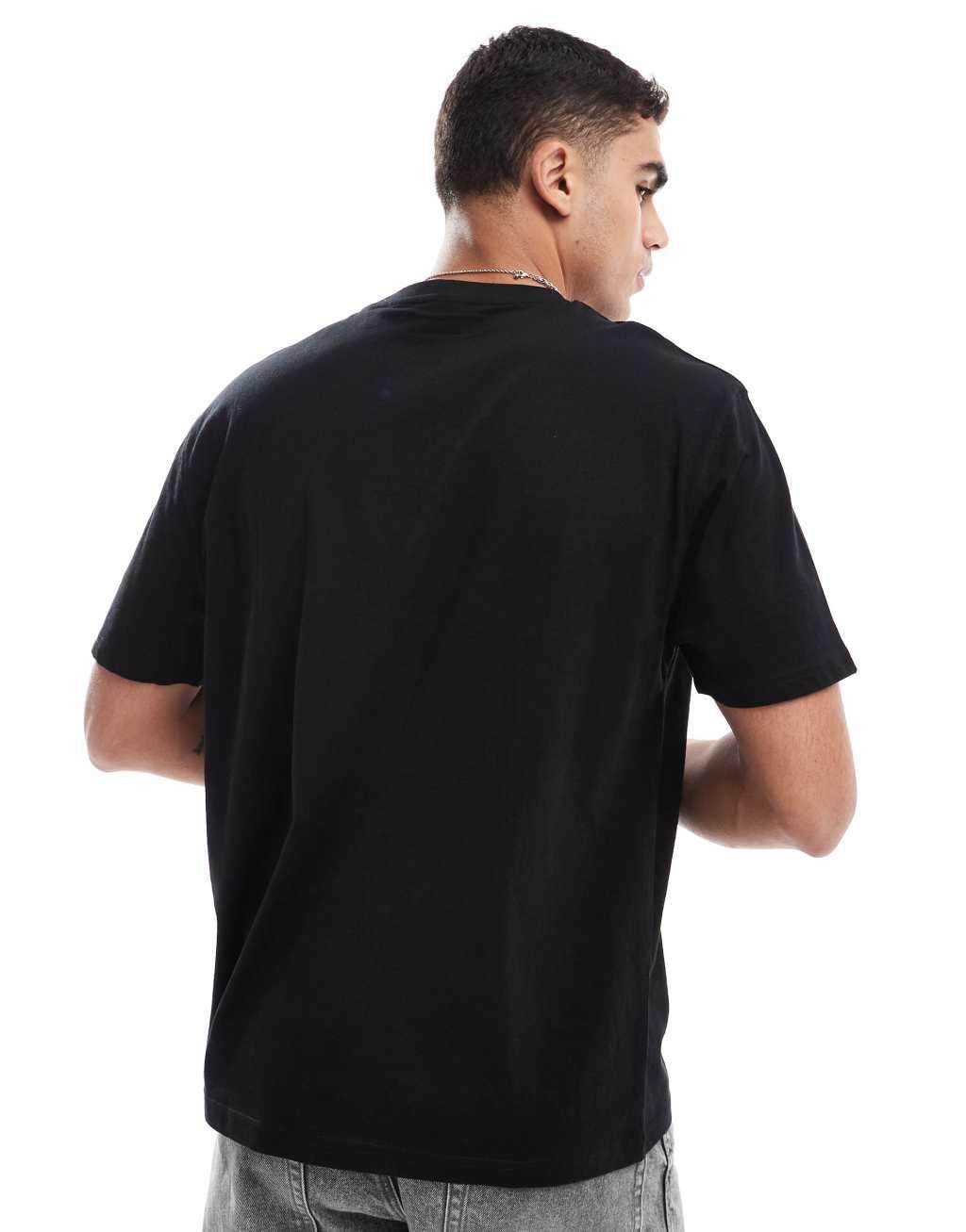 ASOS DESIGN essential relaxed t-shirt in black Product Image