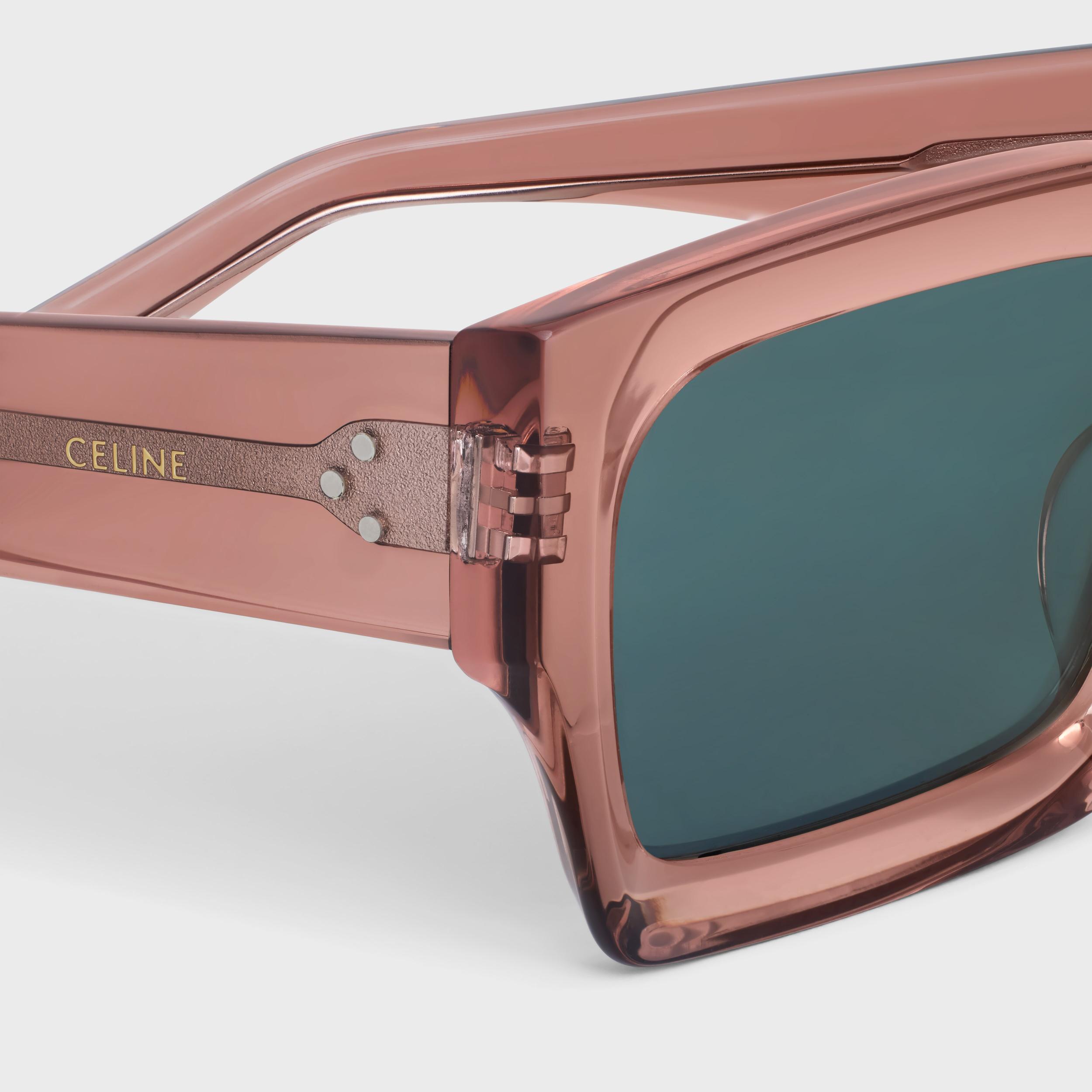 Black Frame 53 Sunglasses in Acetate Product Image