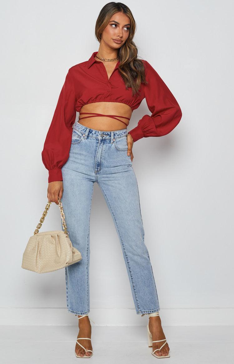 Saddle Up Crop Red Product Image