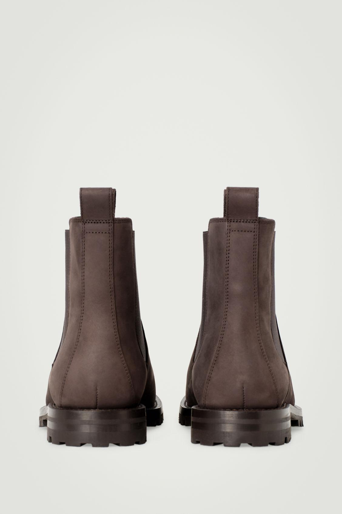 NUBUCK LEATHER CHELSEA BOOTS Product Image