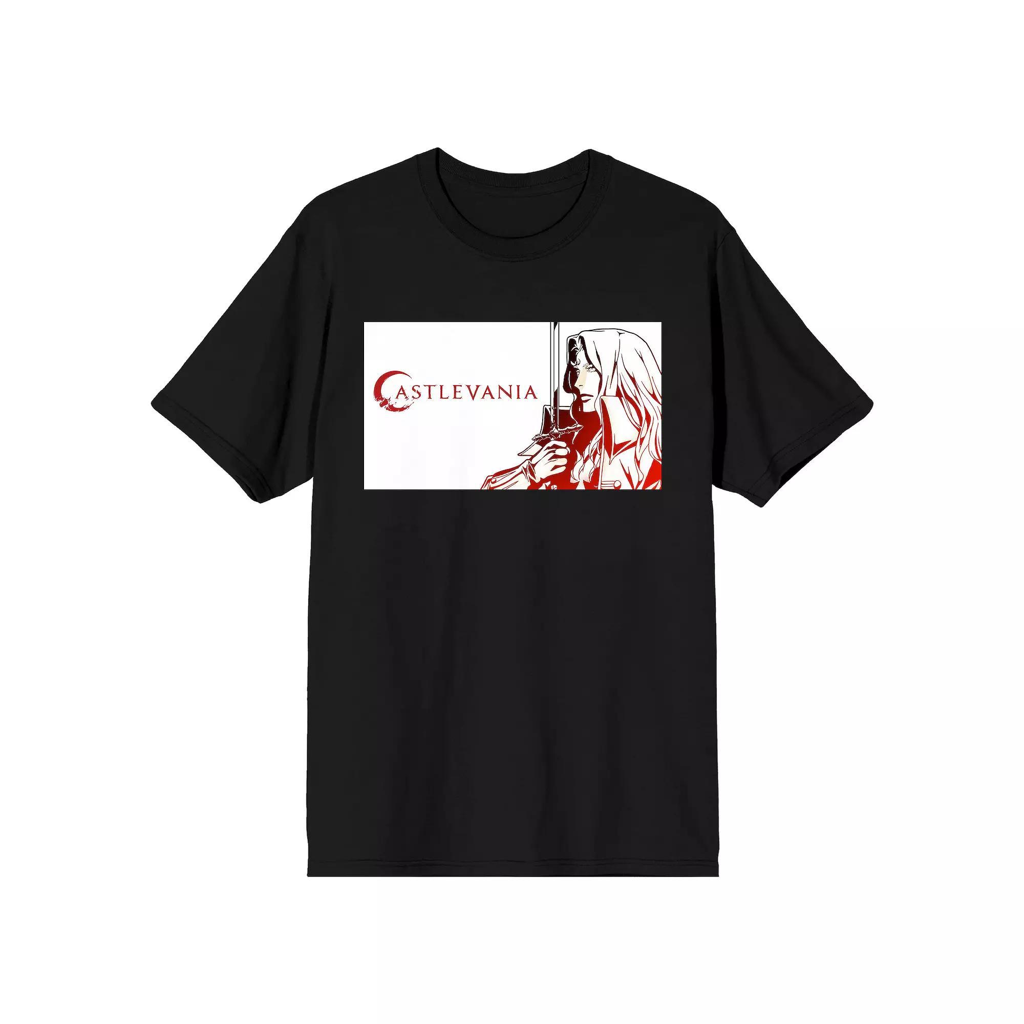 Men's Castlevania Alucard Graphic Tee, Size: XL, Black Product Image