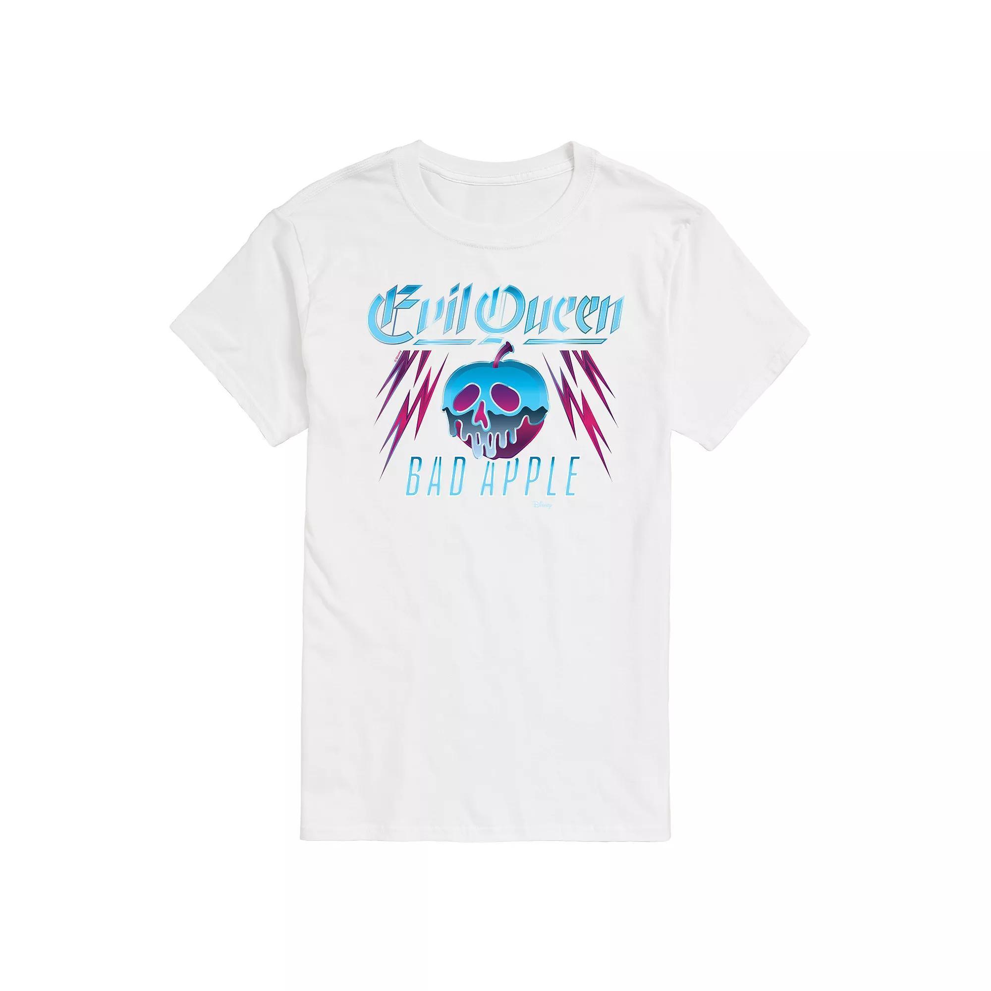 Disney Villains Snow White Evil Queen Mens Bad Apple Graphic Tee Product Image