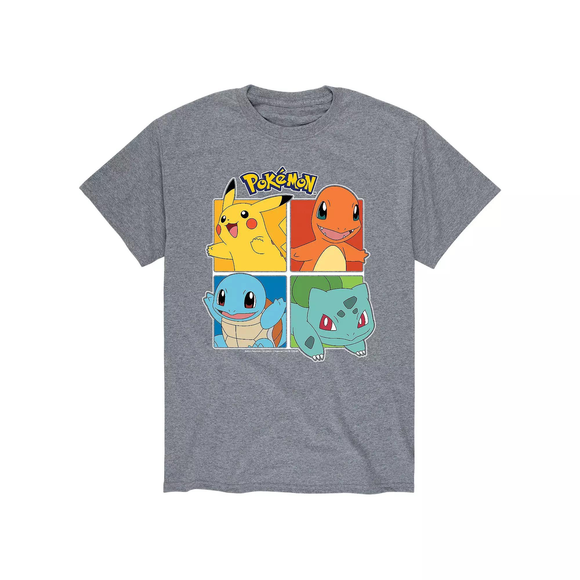 Mens Pokemon Partner Squares Tee Product Image