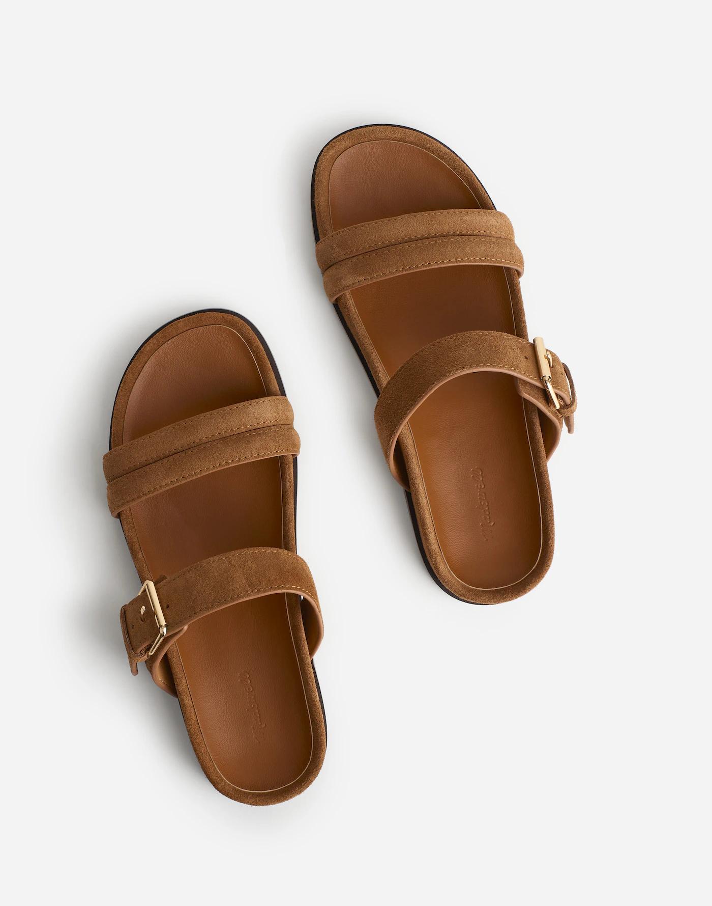 The Dara Double-Strap Slide Sandal Product Image