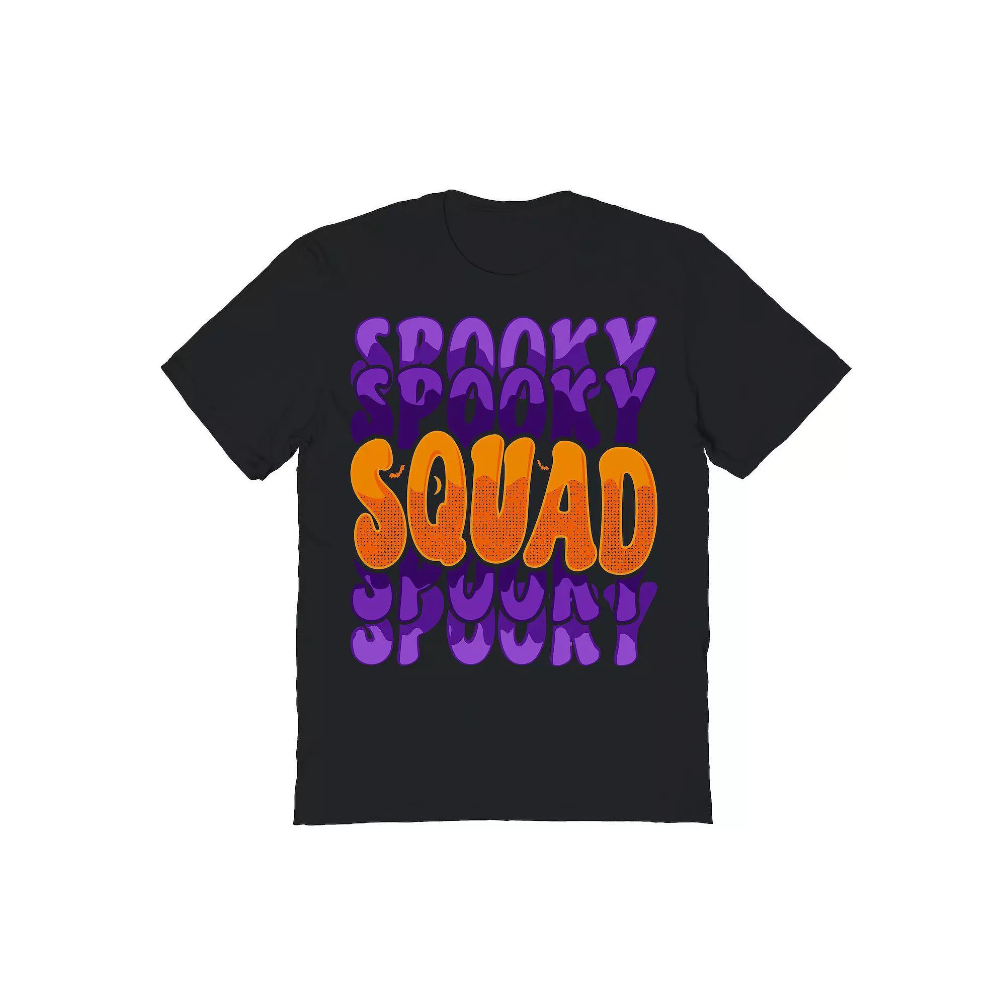 Men's Spooky Halloween Halloween Graphic Tee, Size: XL, Black Product Image