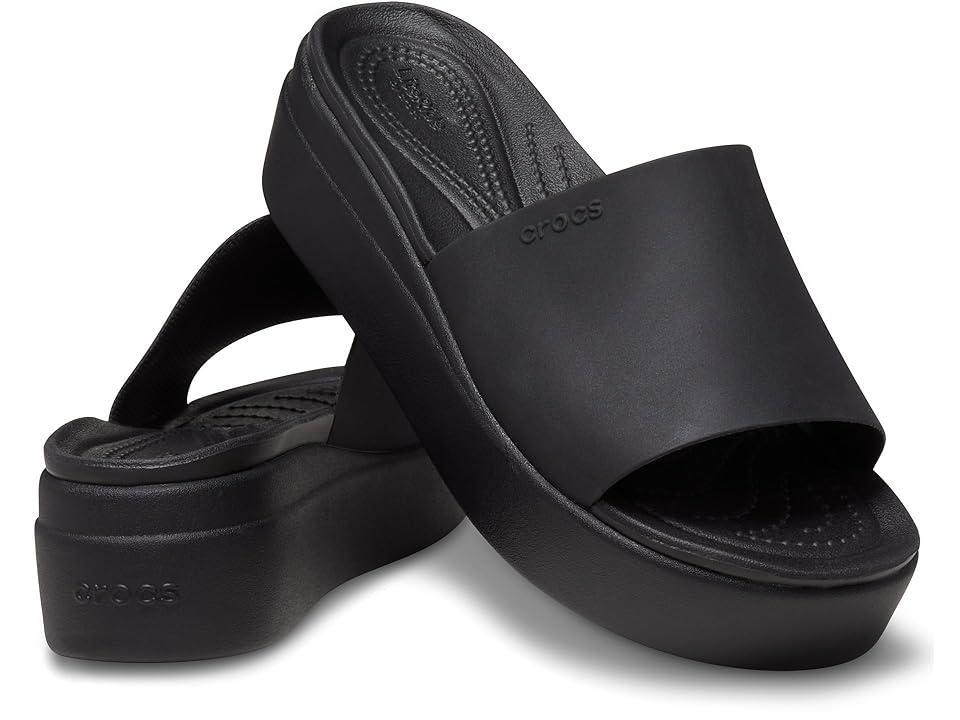 Crocs Brooklyn Women's Slide Sandals, Size: 6, Black Product Image