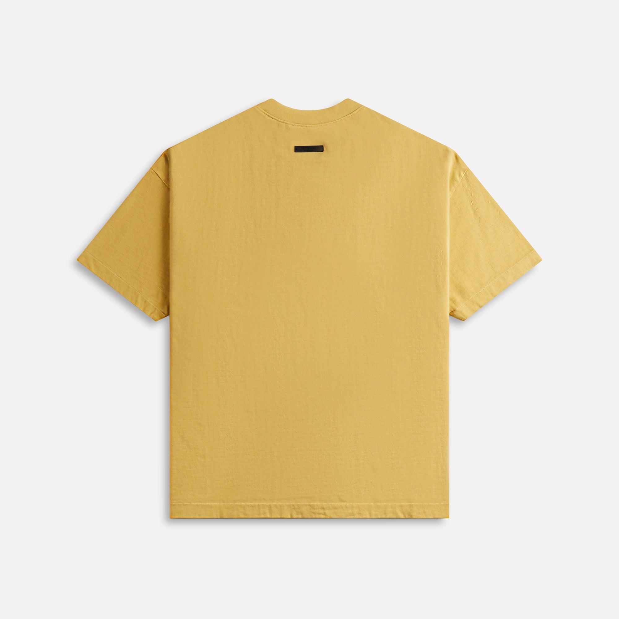 Essentials Heavy Crewneck Tee - Amber Male Product Image