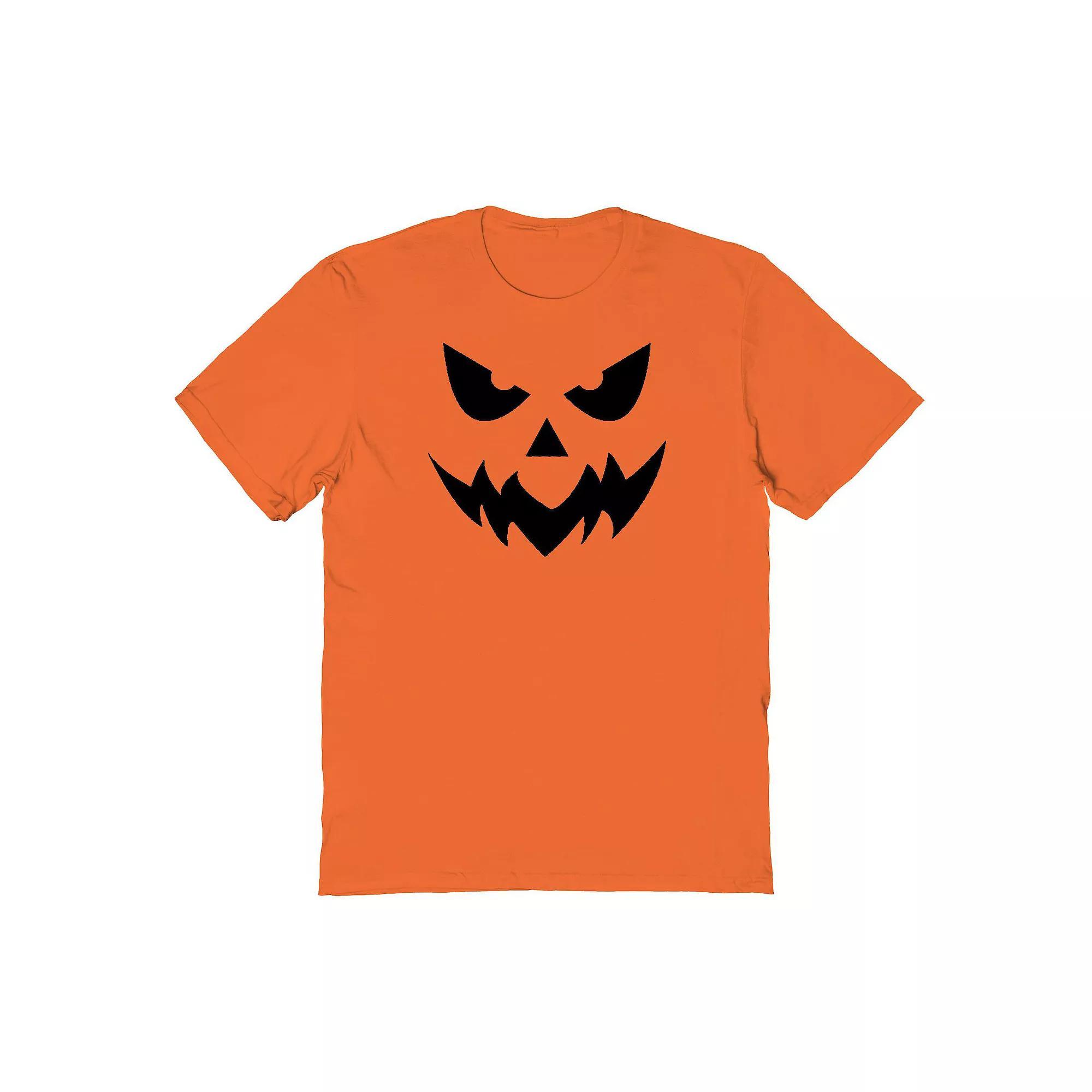 Men's Latern Halloween Graphic Tee, Size: Small, Orange Product Image