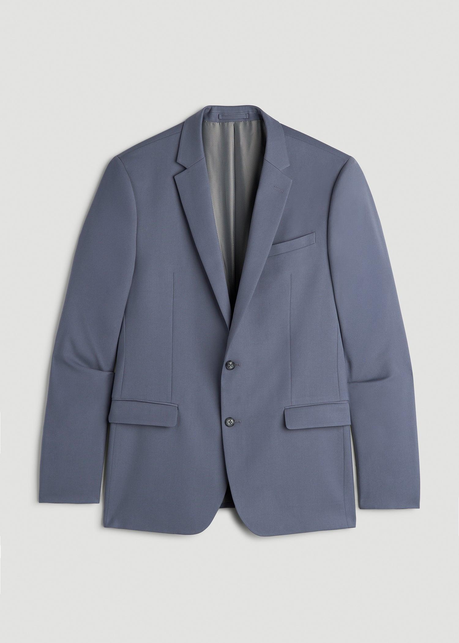 Suit Jacket for Tall Men in Blue Slate Product Image