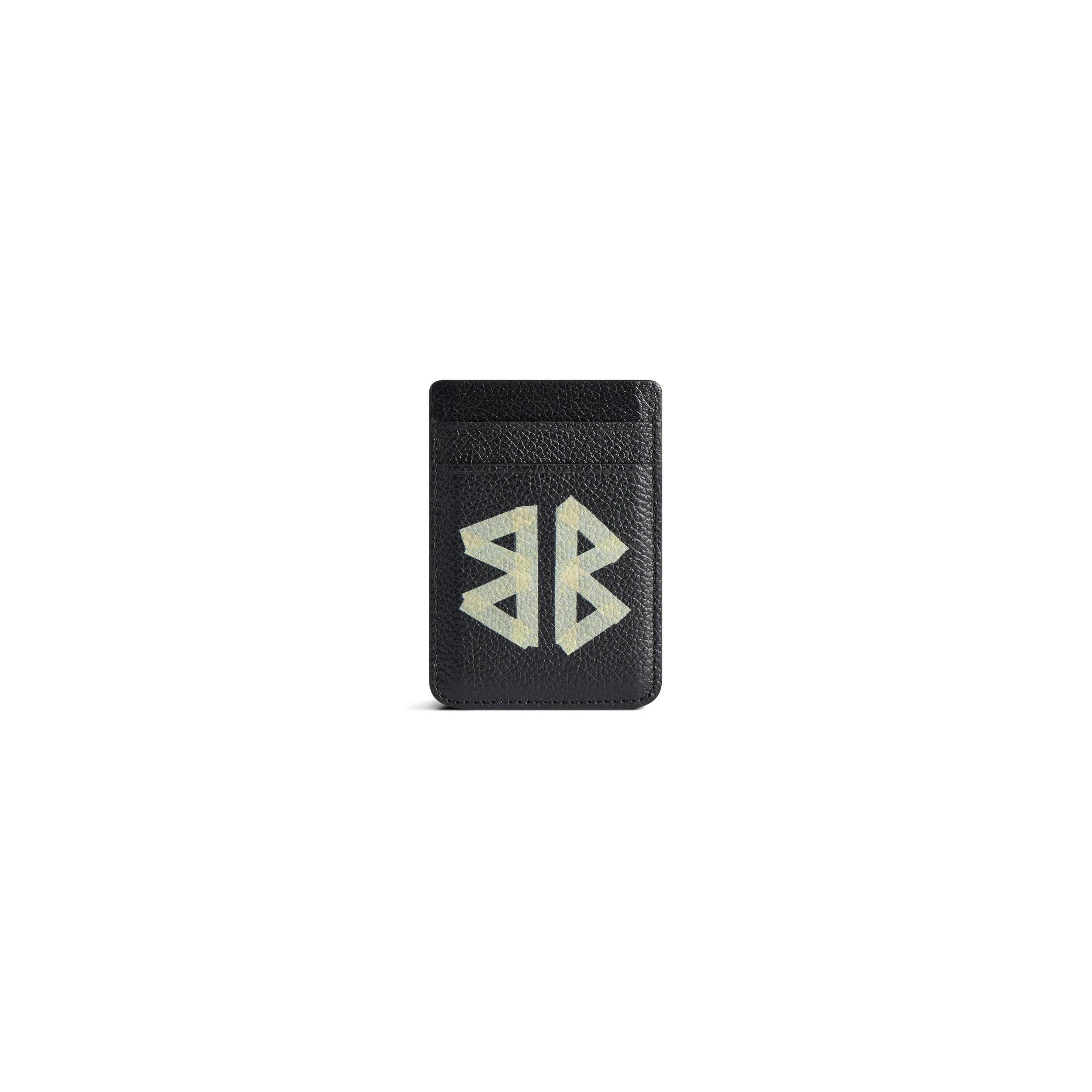 Men's Cash Magnet Card Holder  in Black Product Image