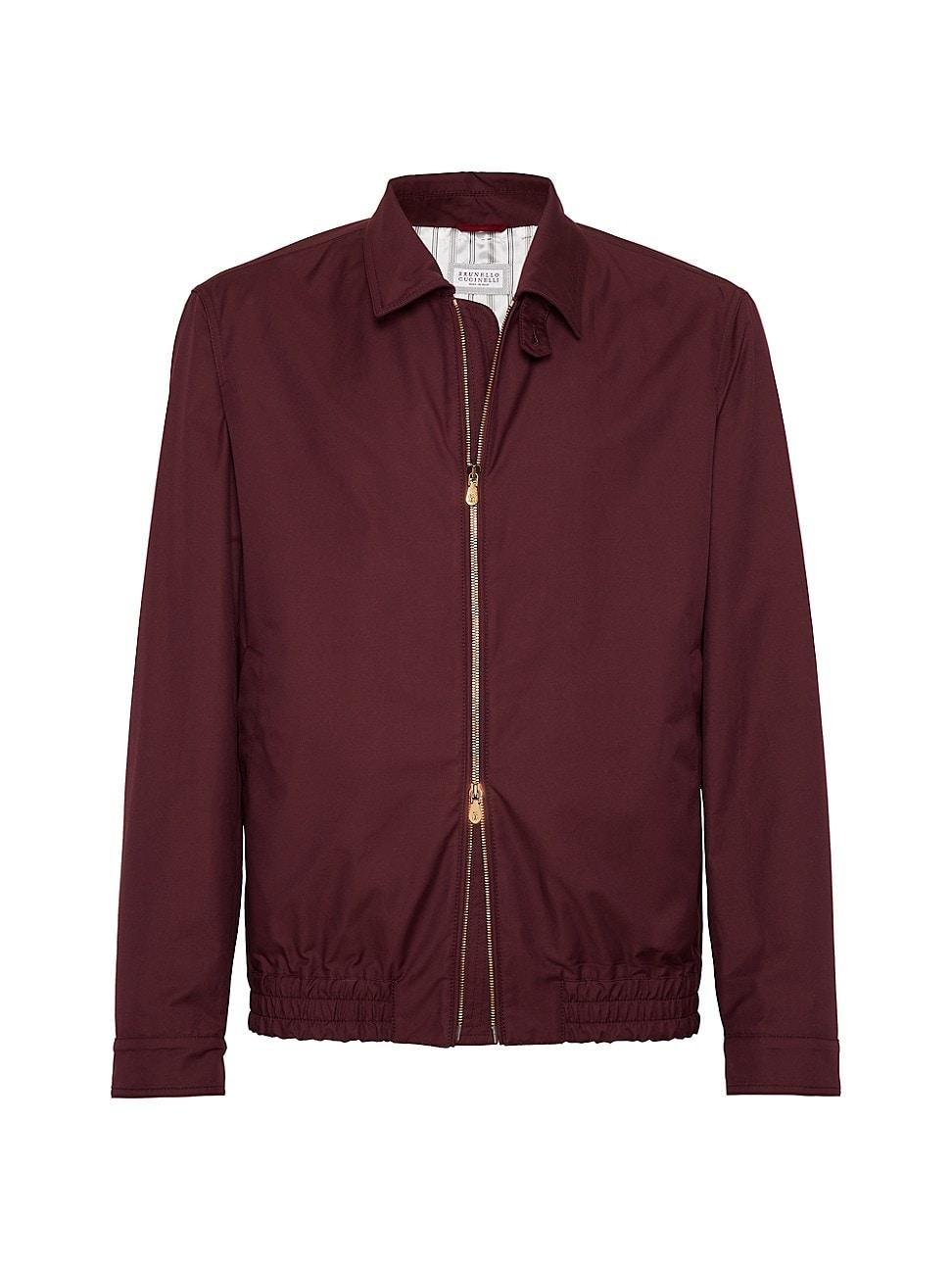 Men's Cotton-Polyester Bomber Jacket Product Image