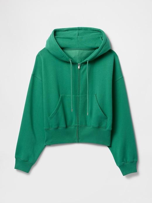 VintageSoft Full-Zip Wedge Hoodie Product Image