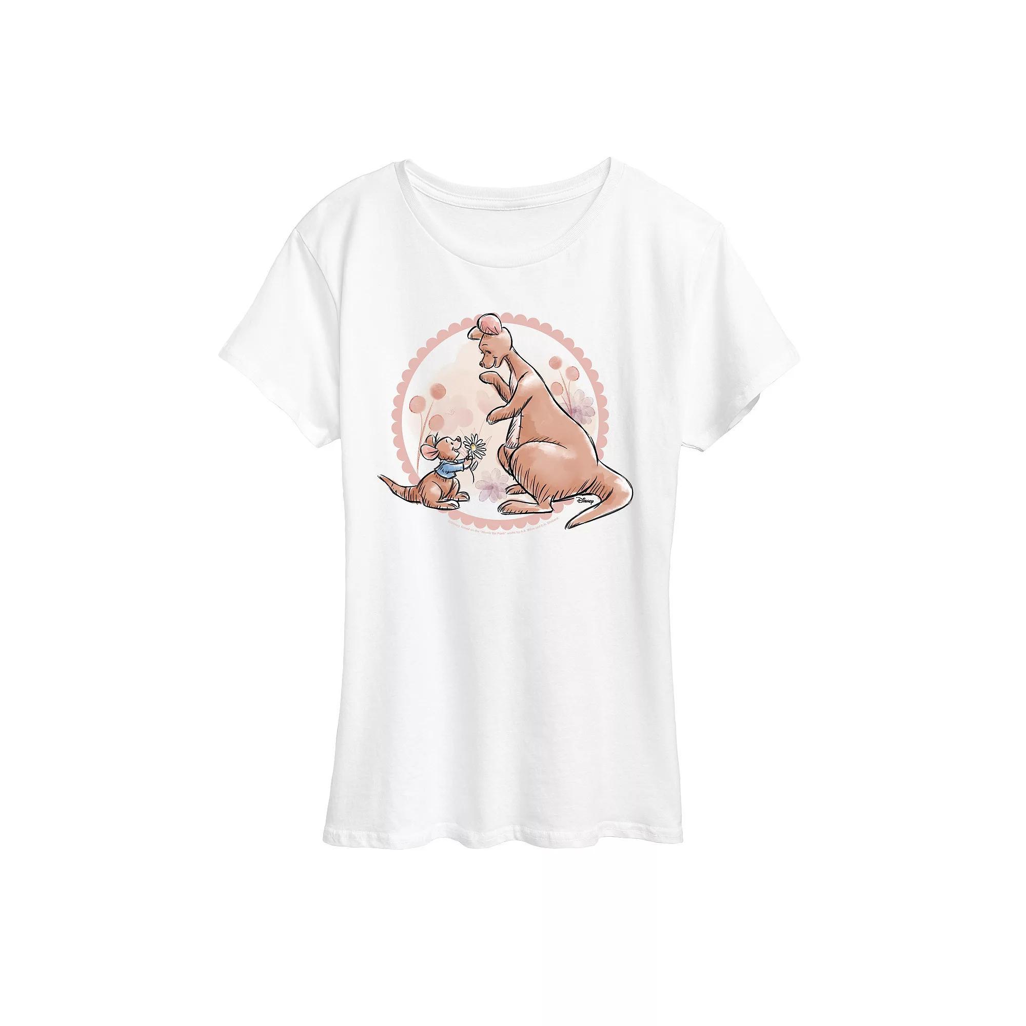 Disneys Winnie The Pooh Womens Kanga & Roo Graphic Tee Product Image