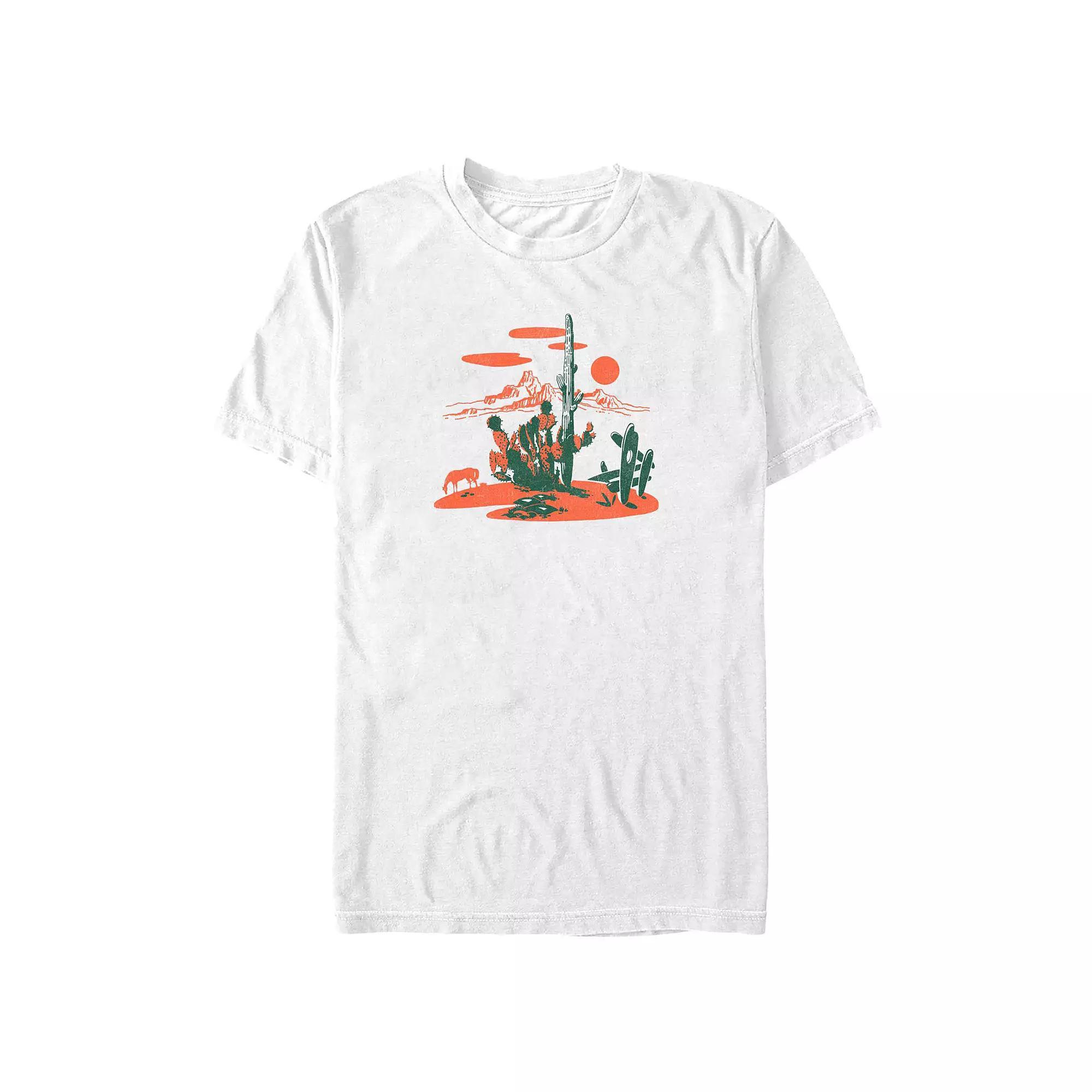 Big & Tall Vintage Desert Scene Graphic Tee, Men's, Size: XXL Tall, White Product Image