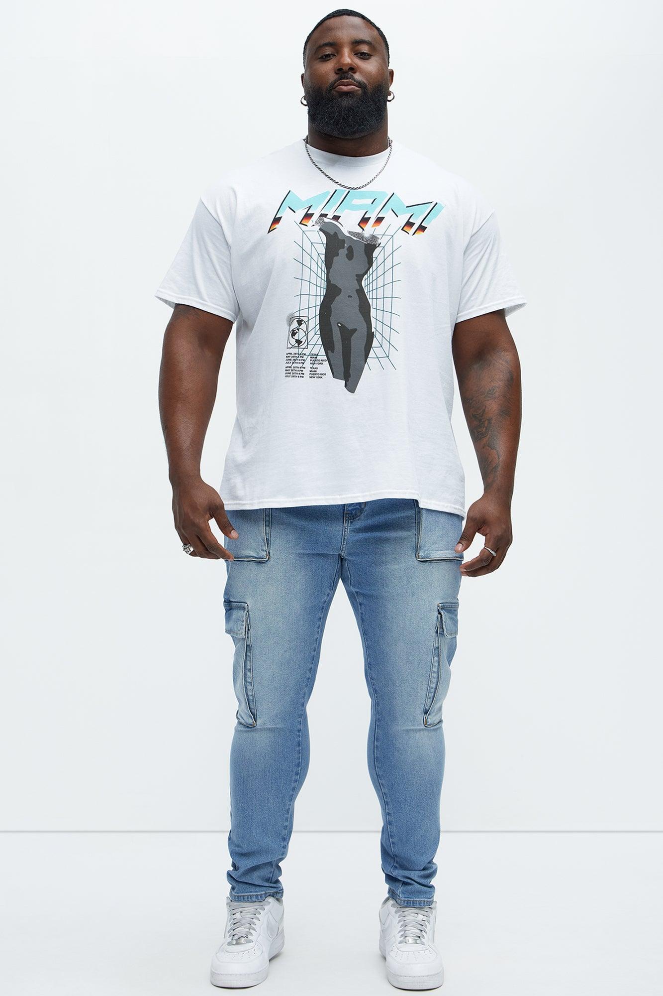 Miami Chrome Short Sleeve Tee - White Product Image