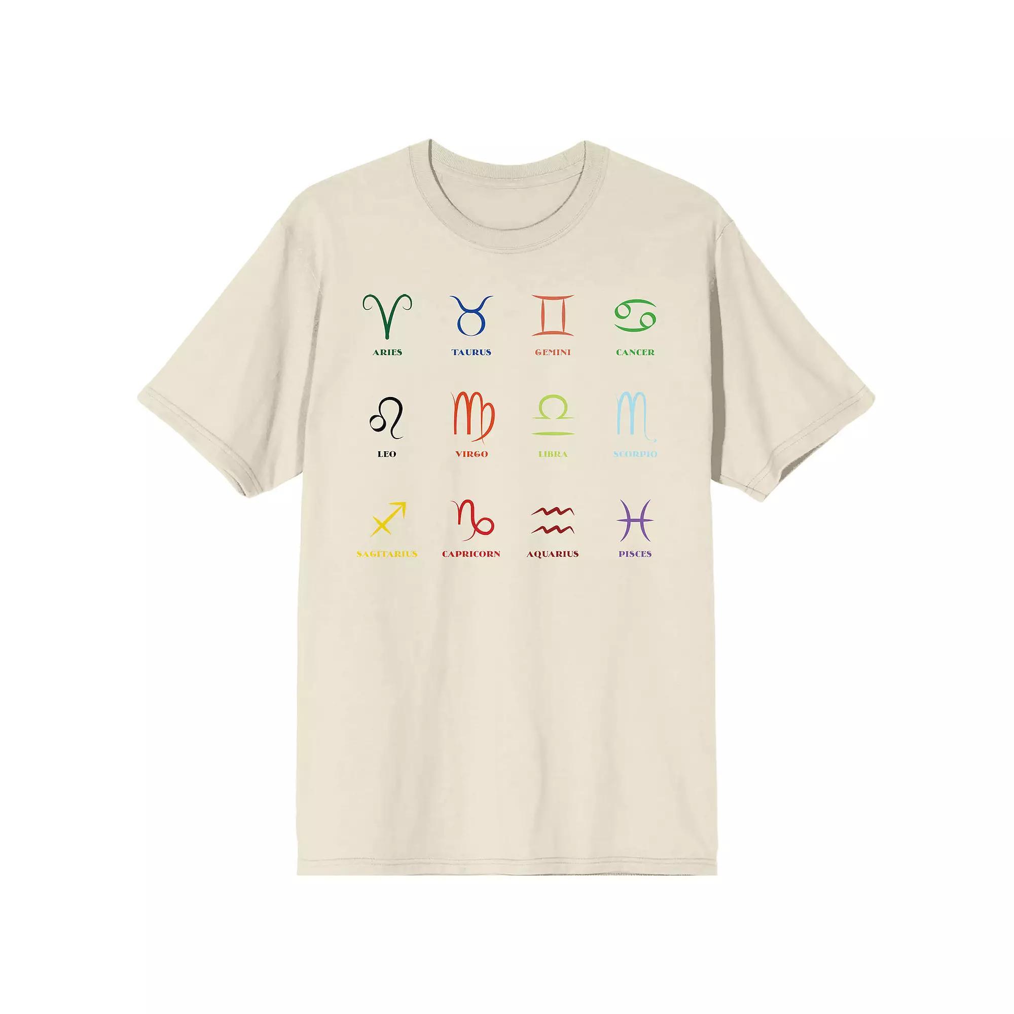 Men's Celestial Tropics Rainbow Tee, Size: Large, Off White Product Image