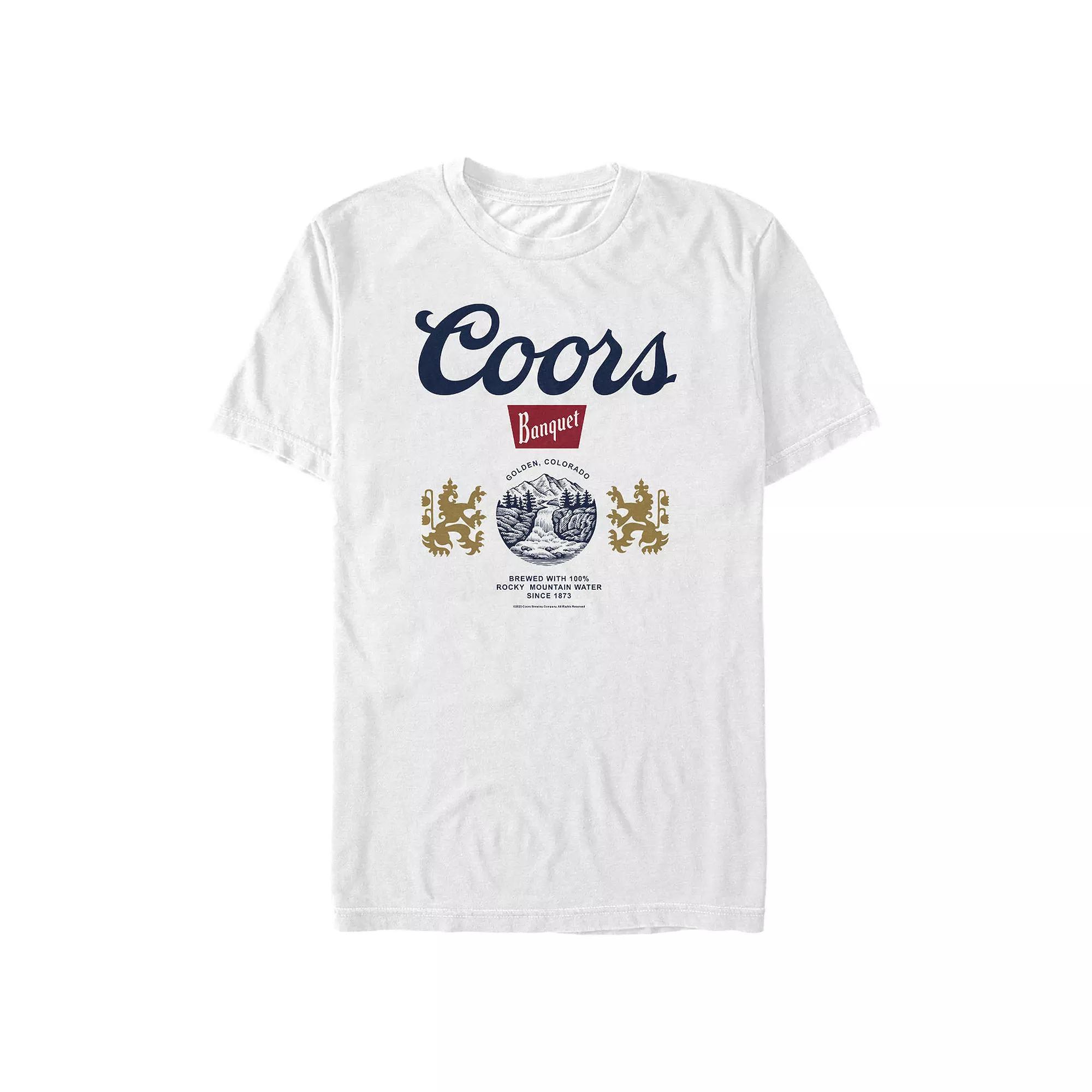 Men's Coors Light Coors Golden Colorado Graphic Tee, Size: XL, White Product Image