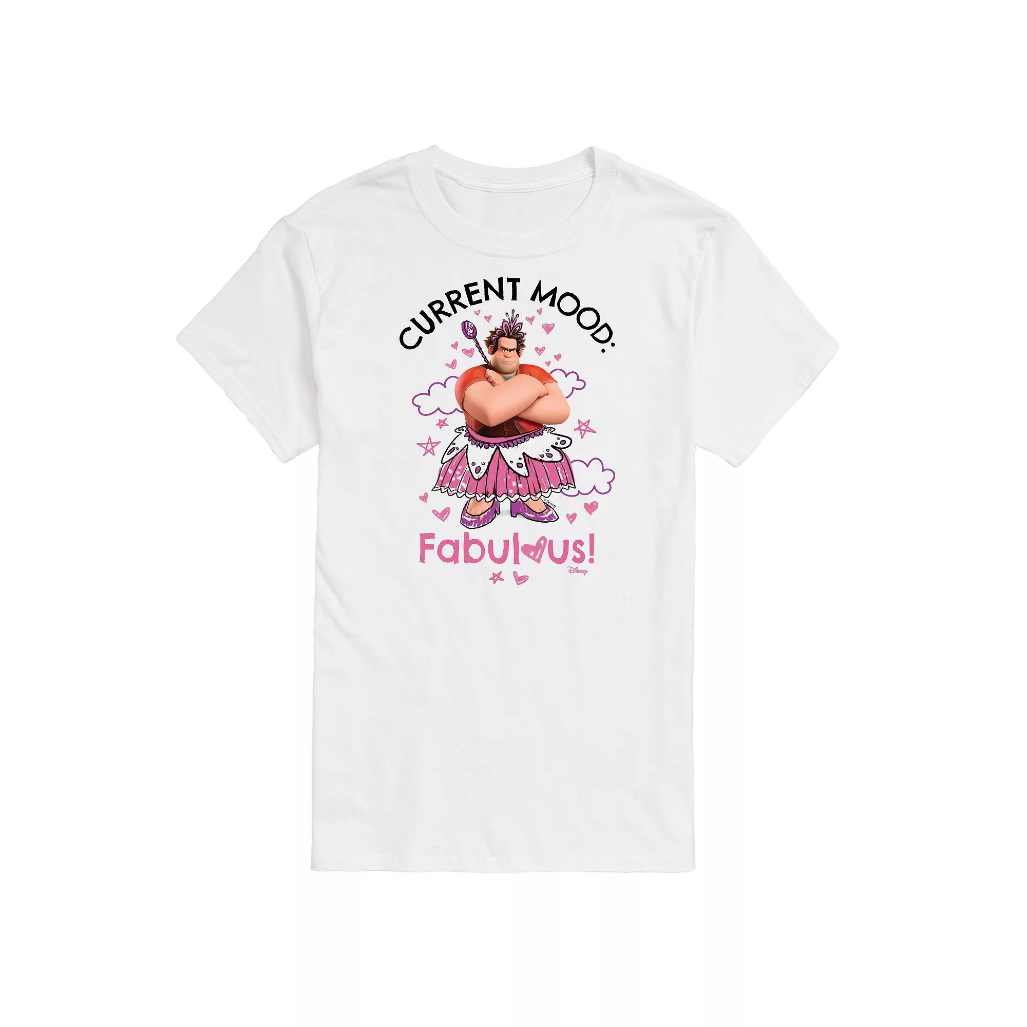 Disneys Wreck It Ralph Big & Tall Current Mood Graphic Tee, Mens Product Image