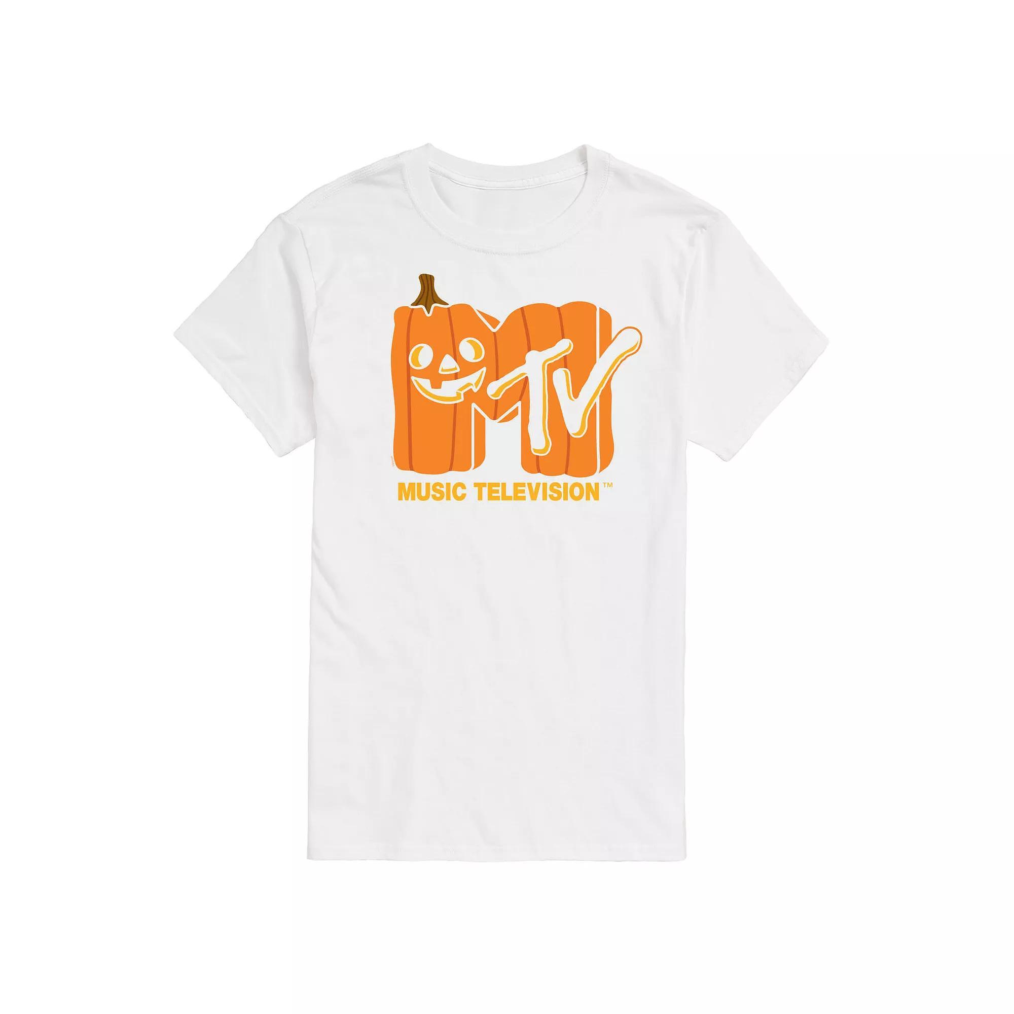 Big & Tall MTV Jack O Lantern Logo Graphic Tee, Mens Product Image